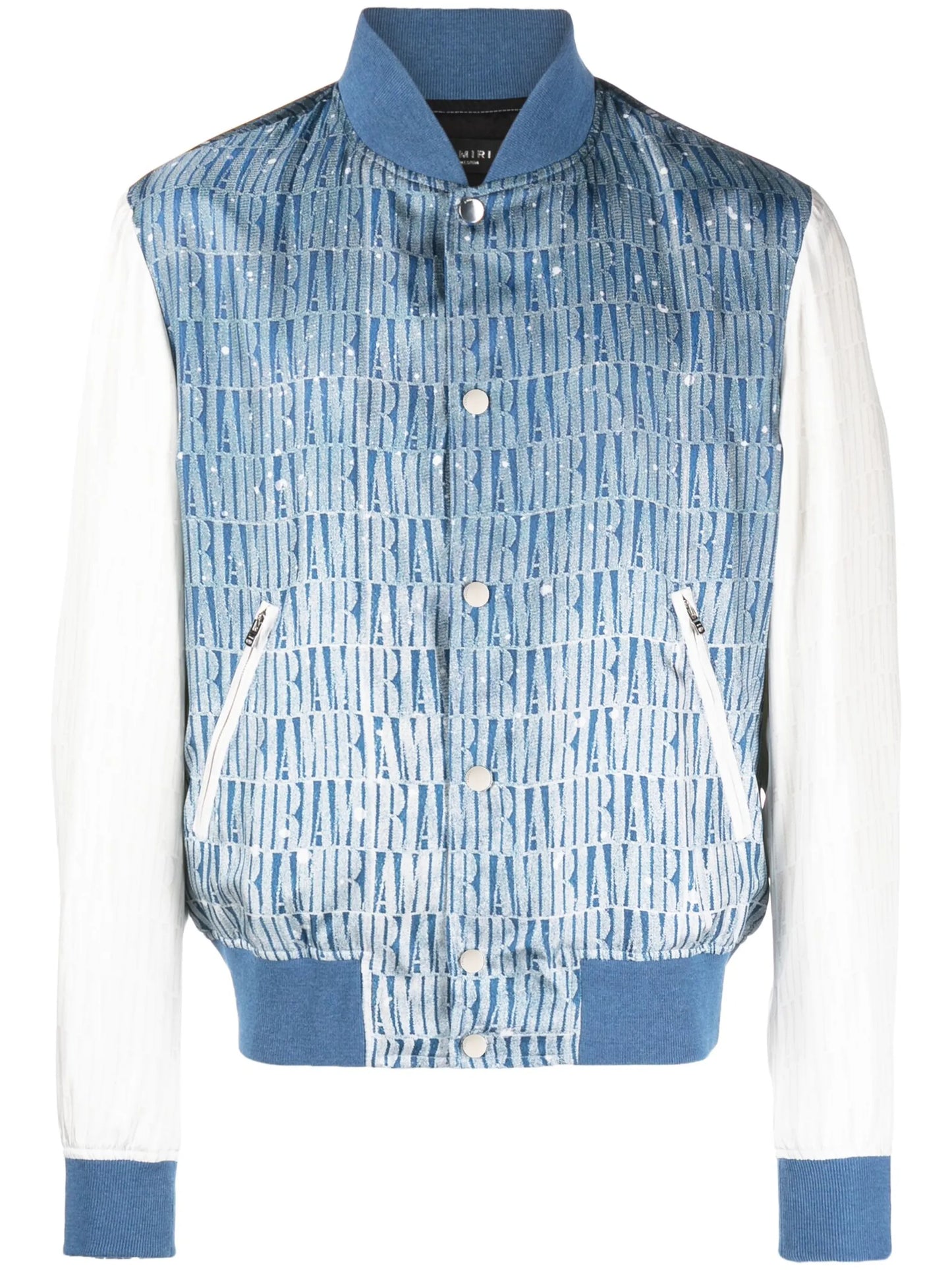 logo-print bomber jacket