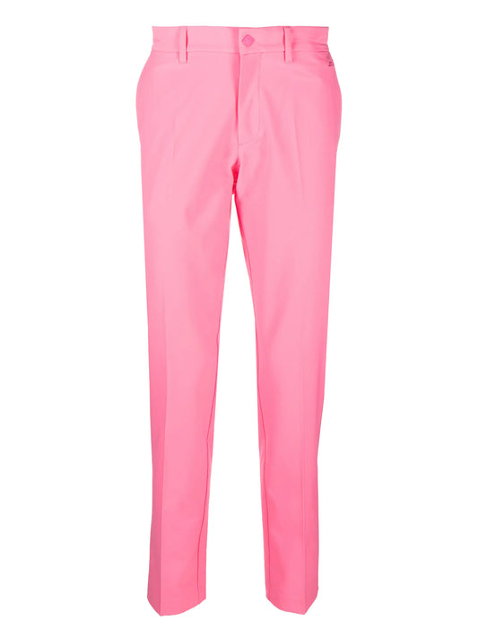 mid-rise straight-leg trousers