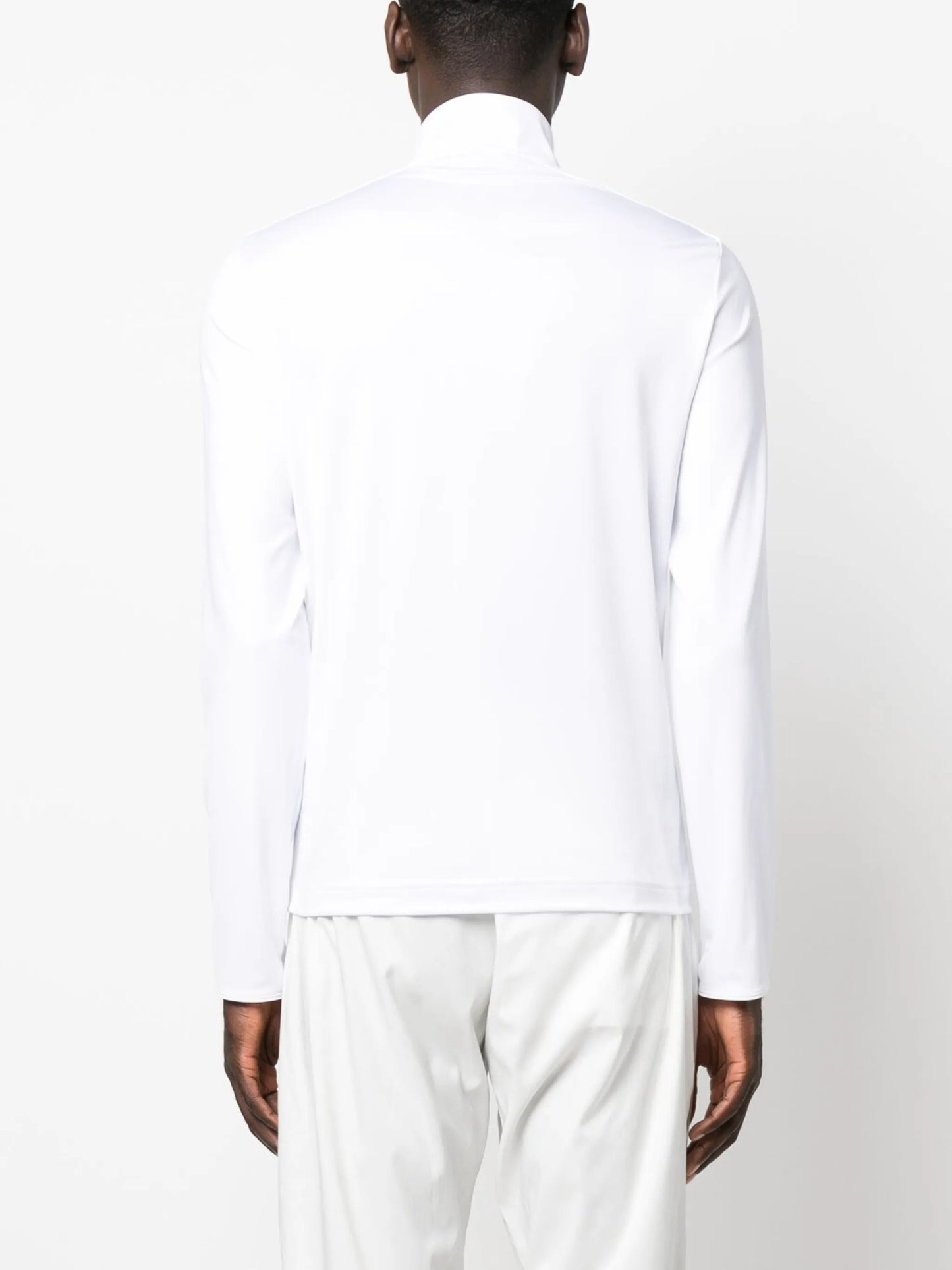 logo-print zip-up sweatshirt