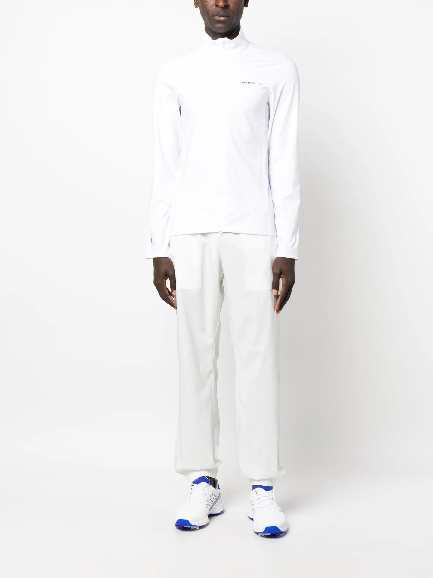 logo-print zip-up sweatshirt