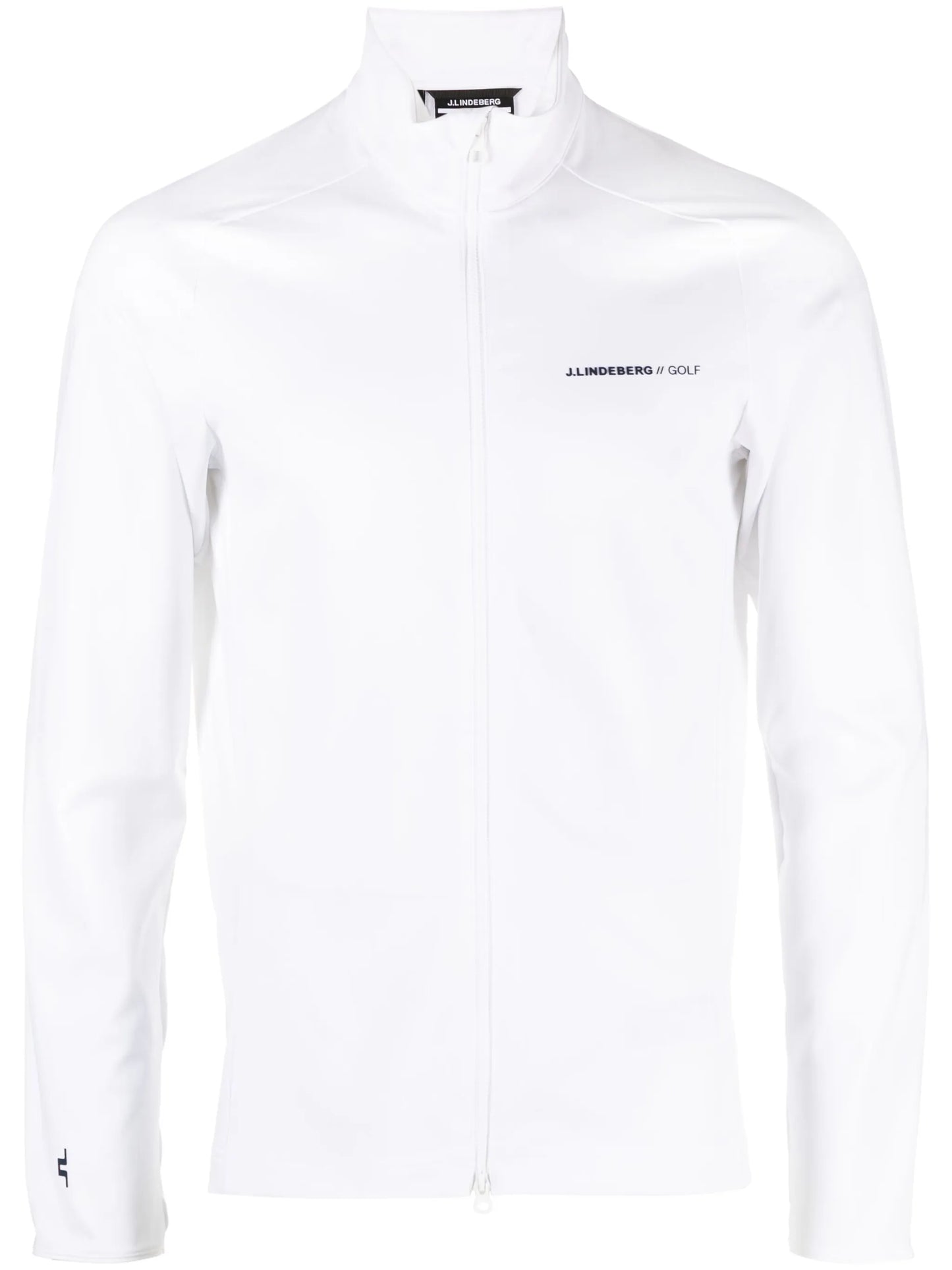 logo-print zip-up sweatshirt