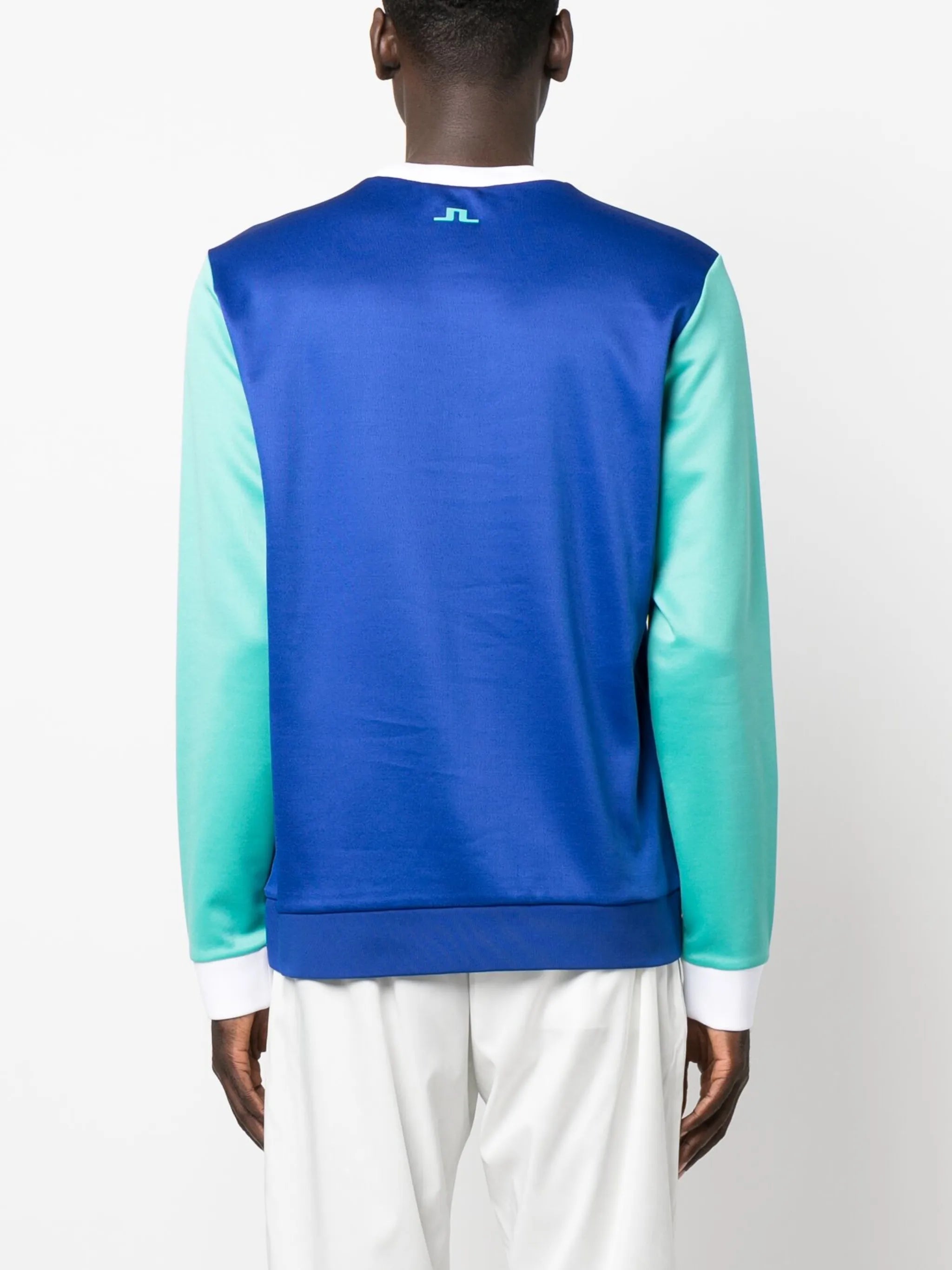 colourblock long-sleeve sweater