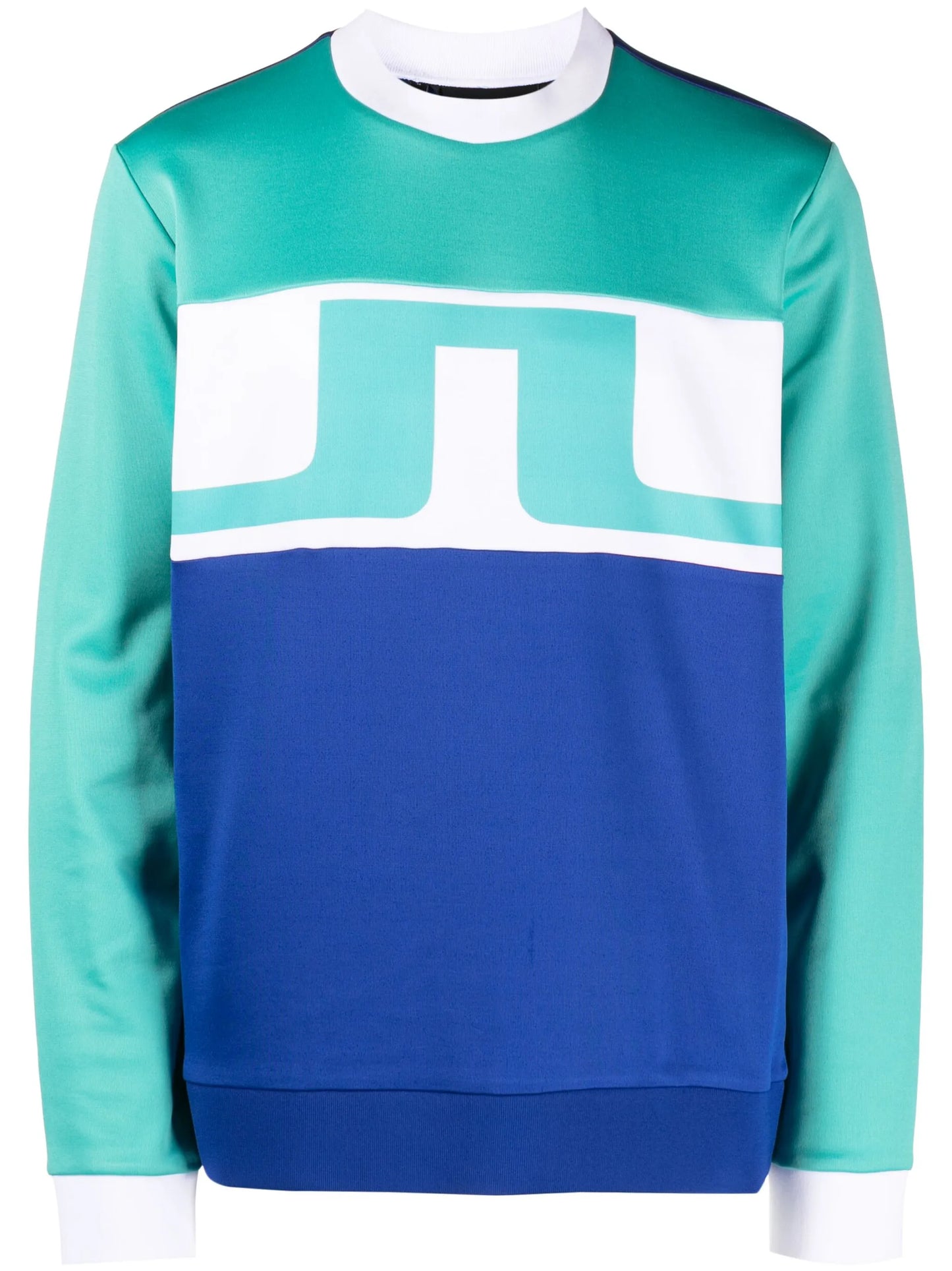 colourblock long-sleeve sweater