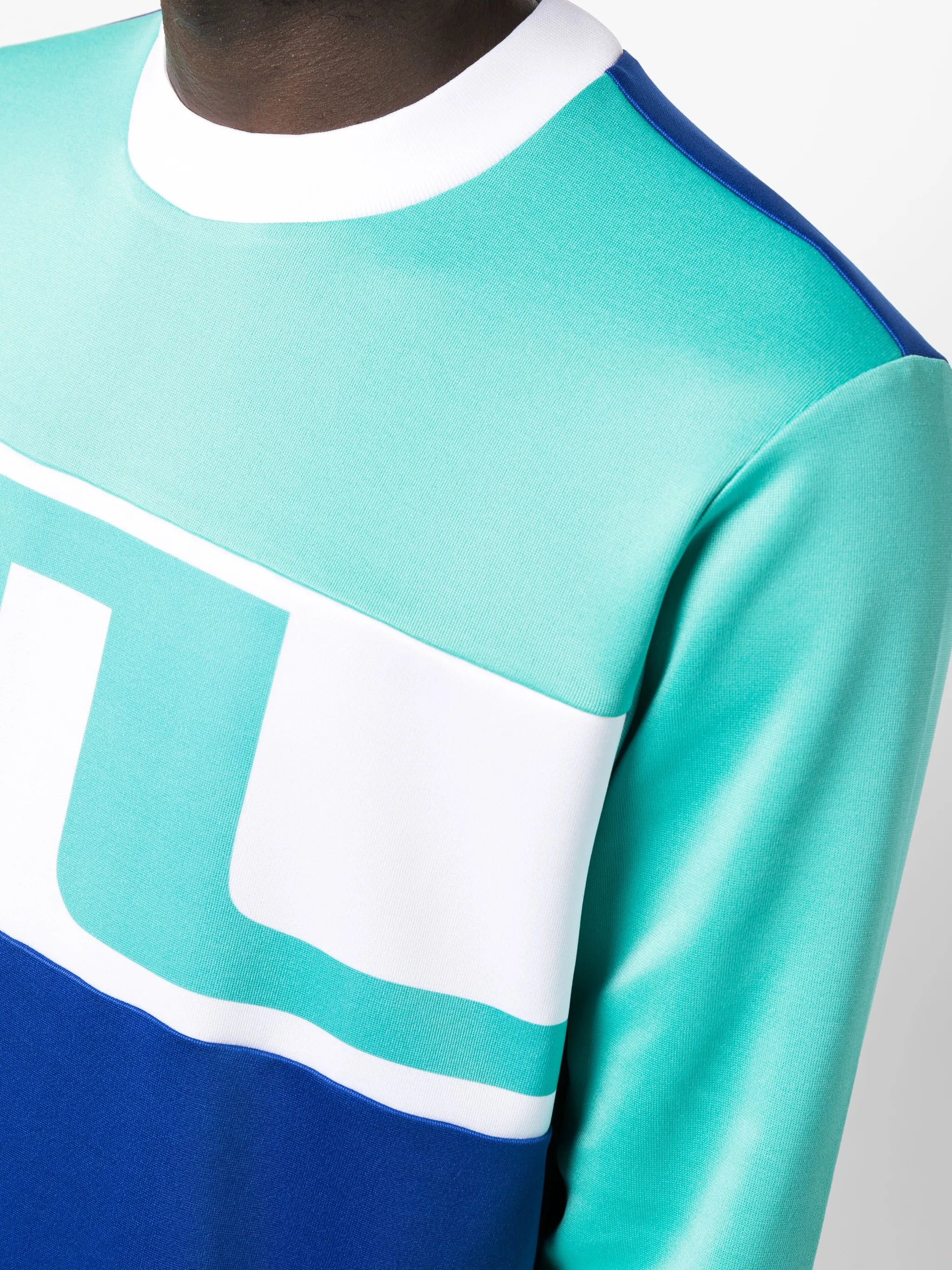 colourblock long-sleeve sweater