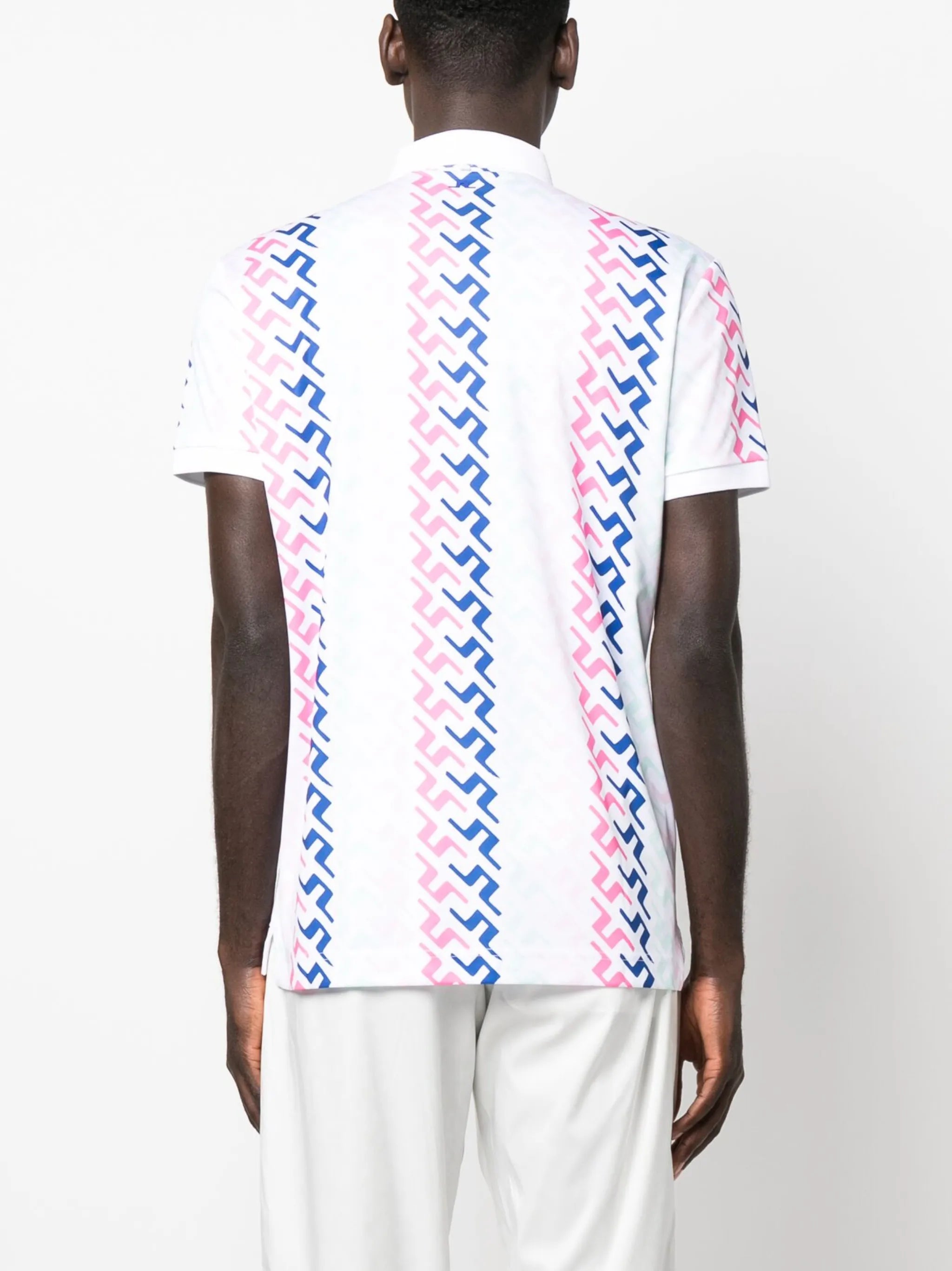 logo-print polo shirt