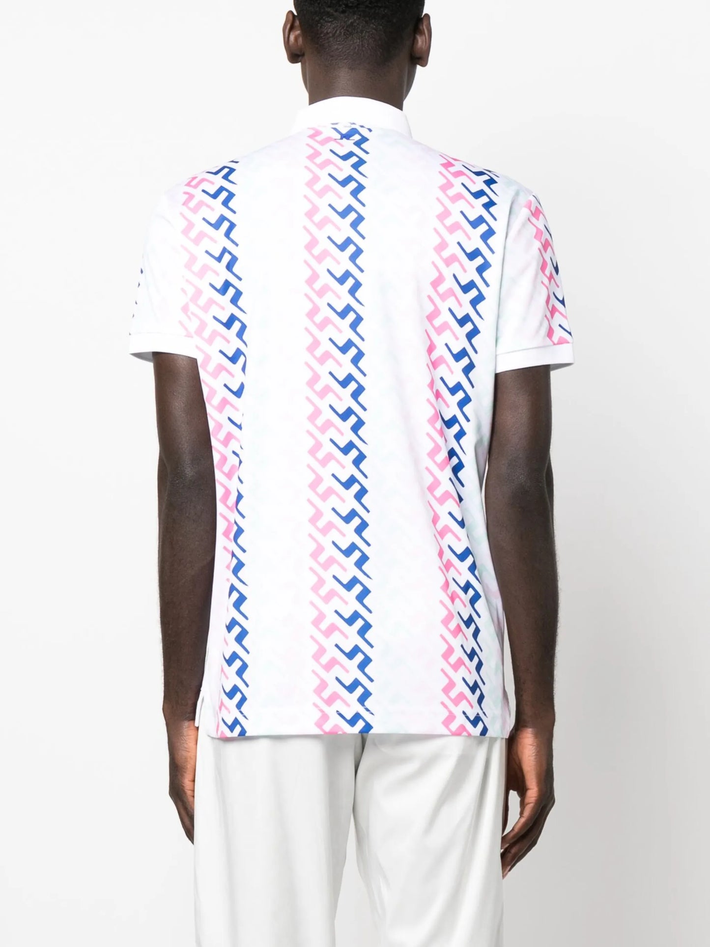 logo-print polo shirt