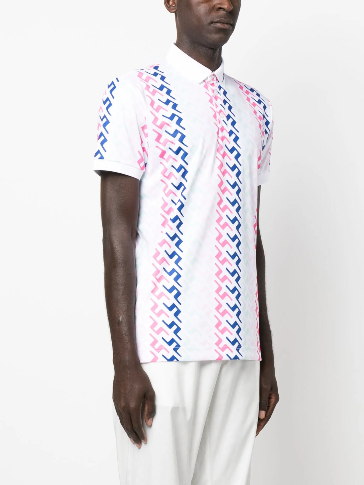 logo-print polo shirt