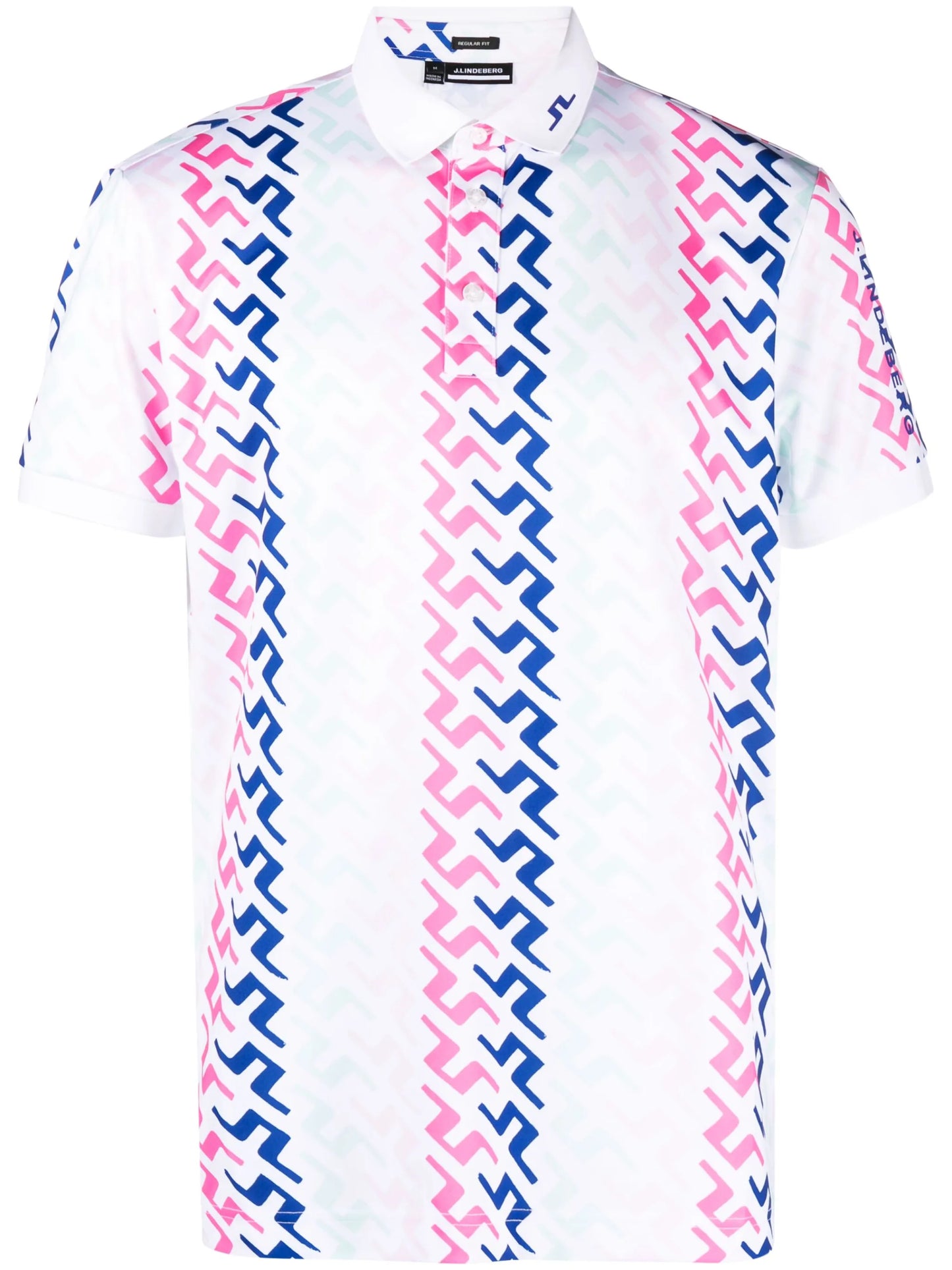 logo-print polo shirt