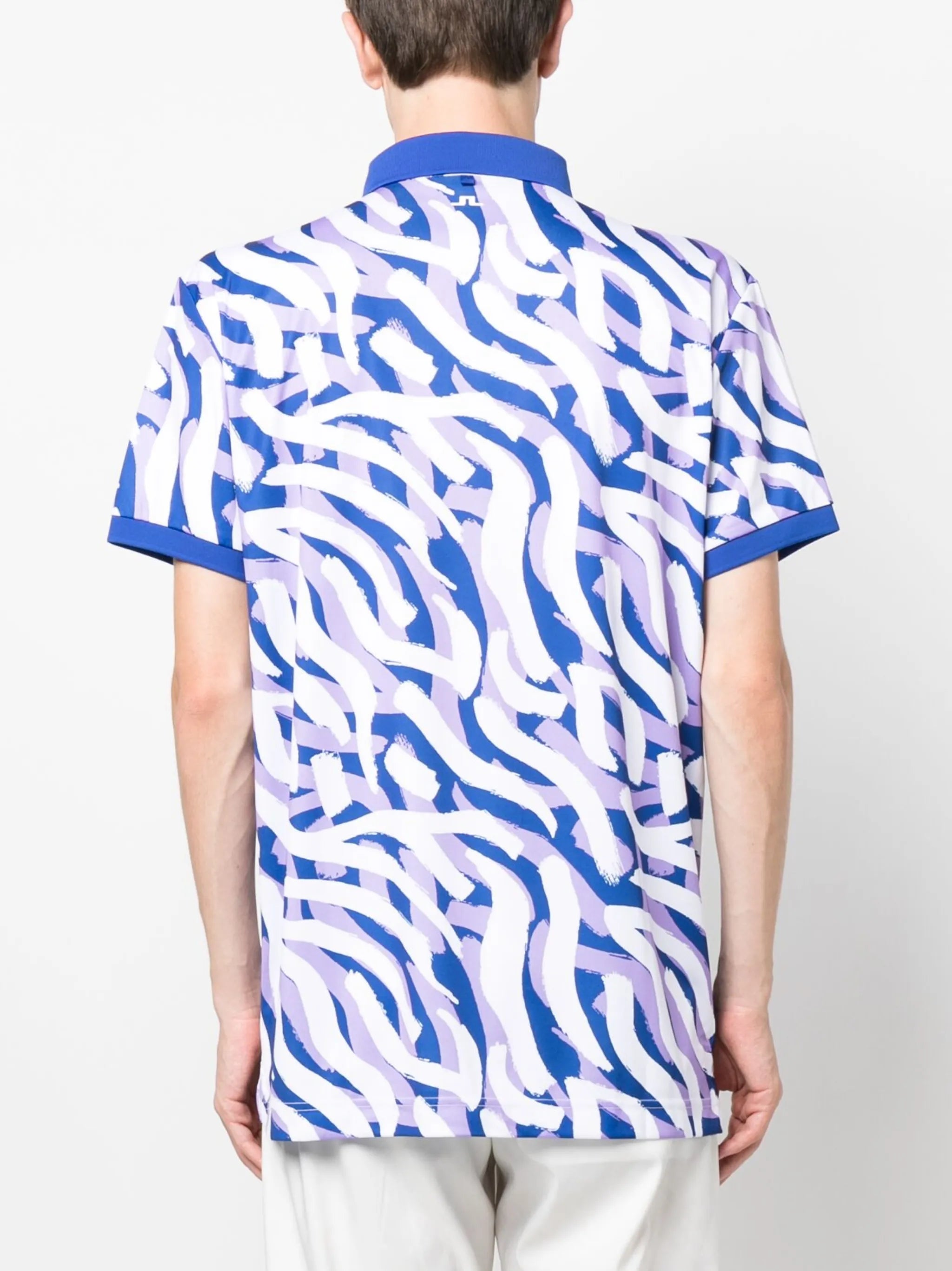 Tour zebra-print polo shirt