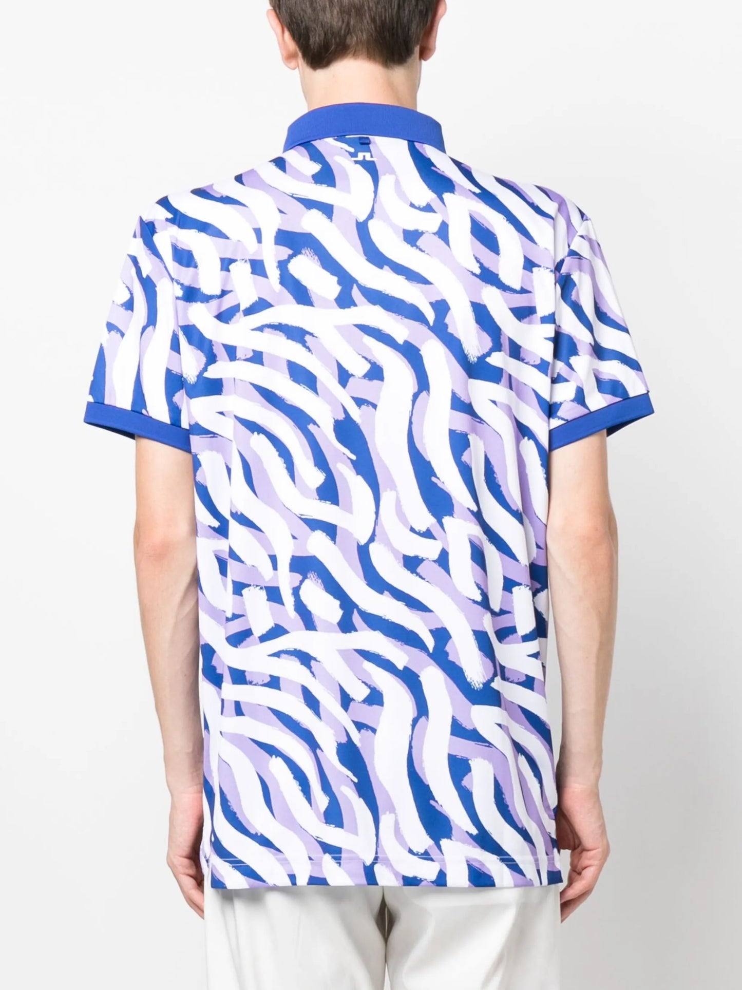 Tour zebra-print polo shirt