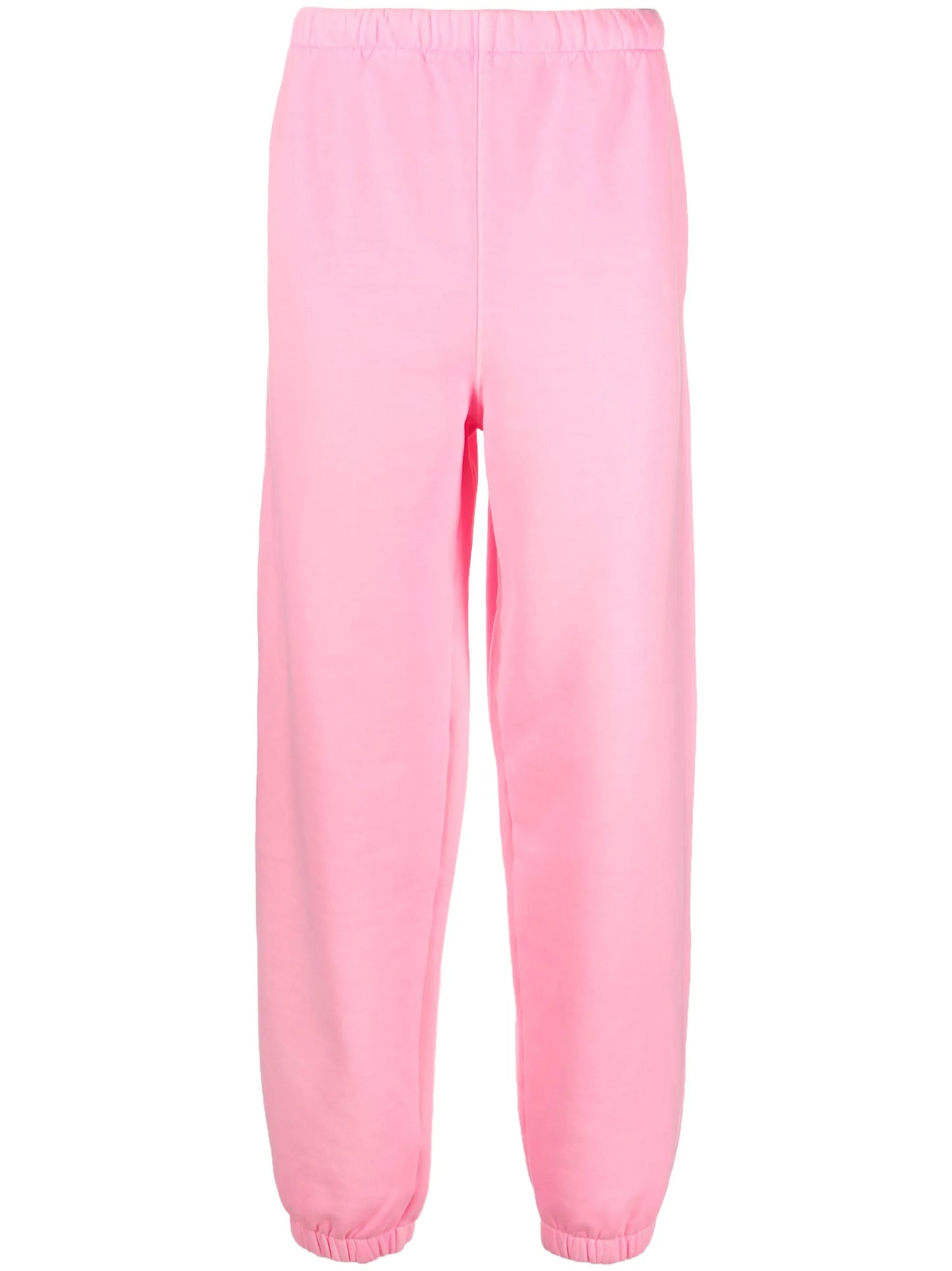 raised-logo fleece track pants