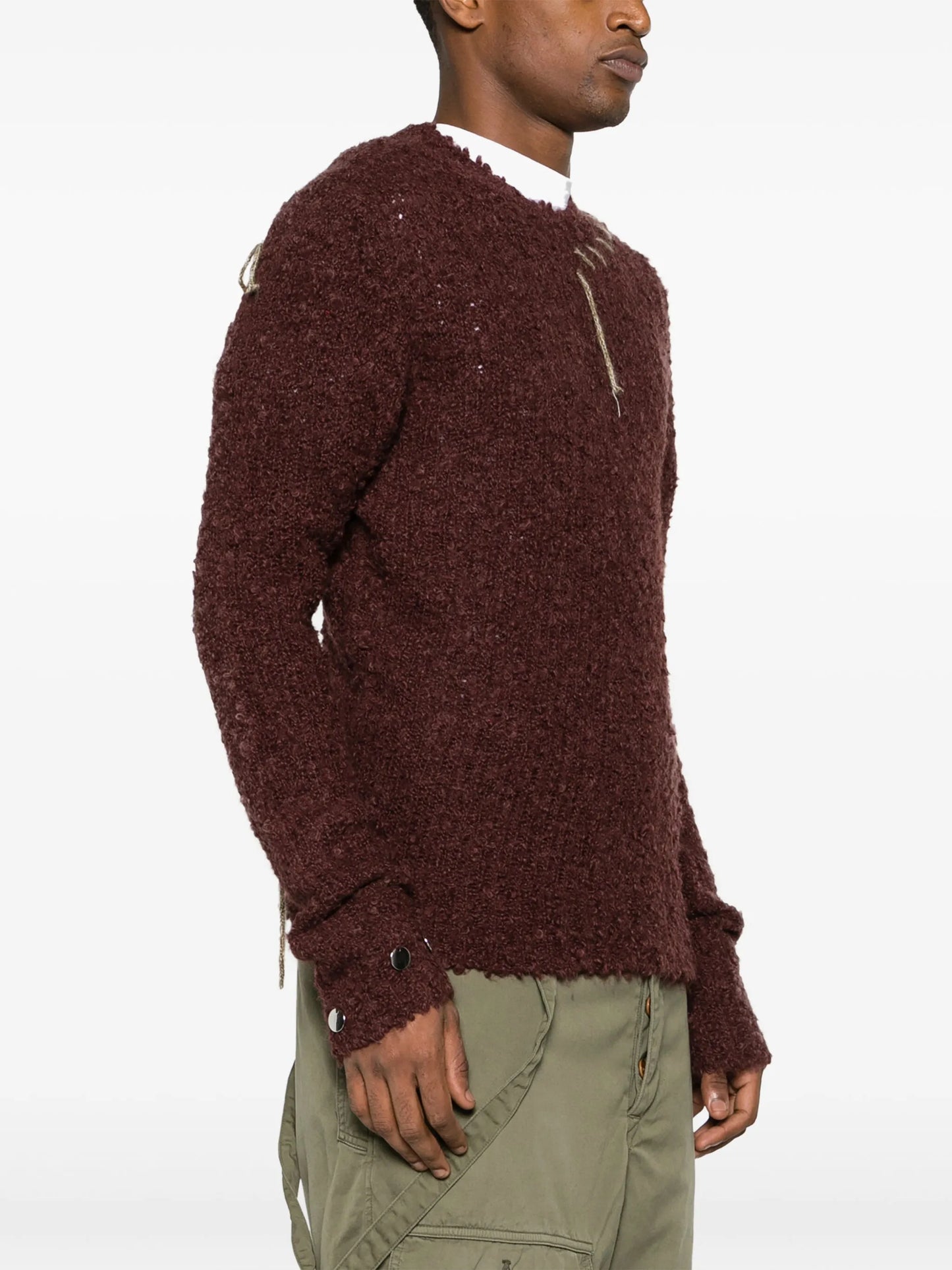 Hankford brushed-effect jumper