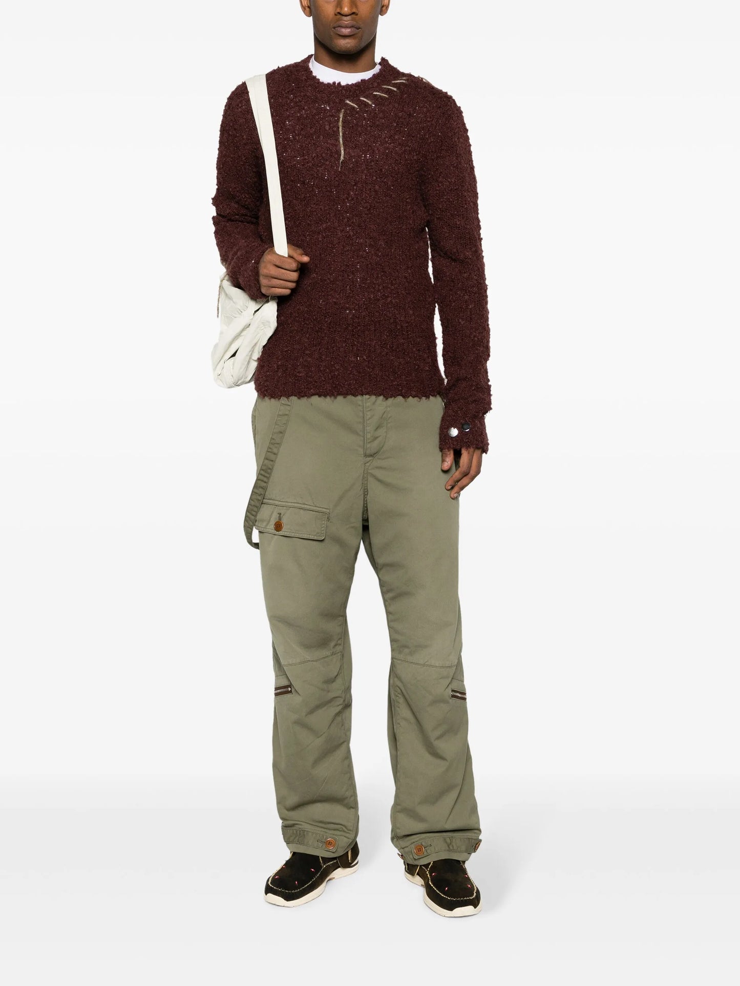 Hankford brushed-effect jumper