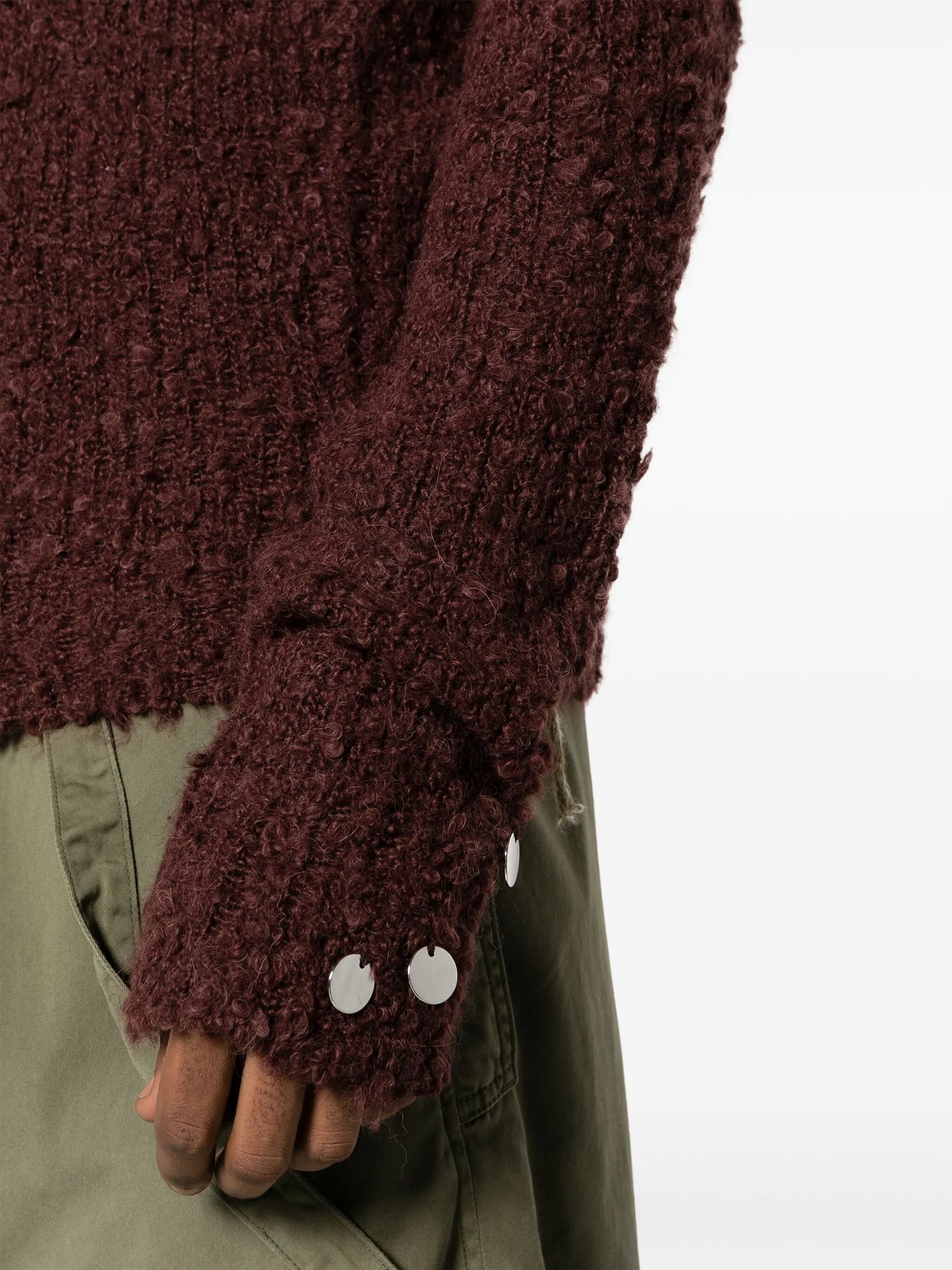 Hankford brushed-effect jumper