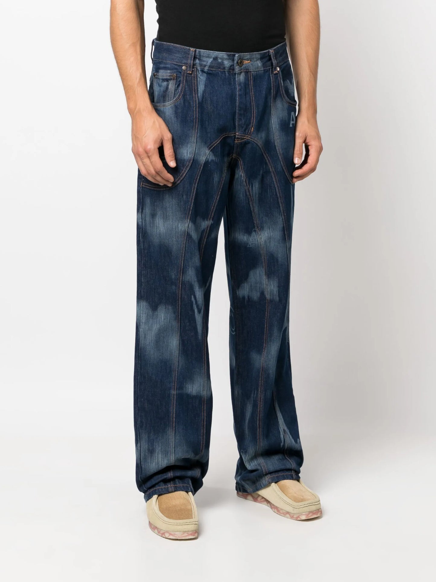 Signature straight-leg jeans