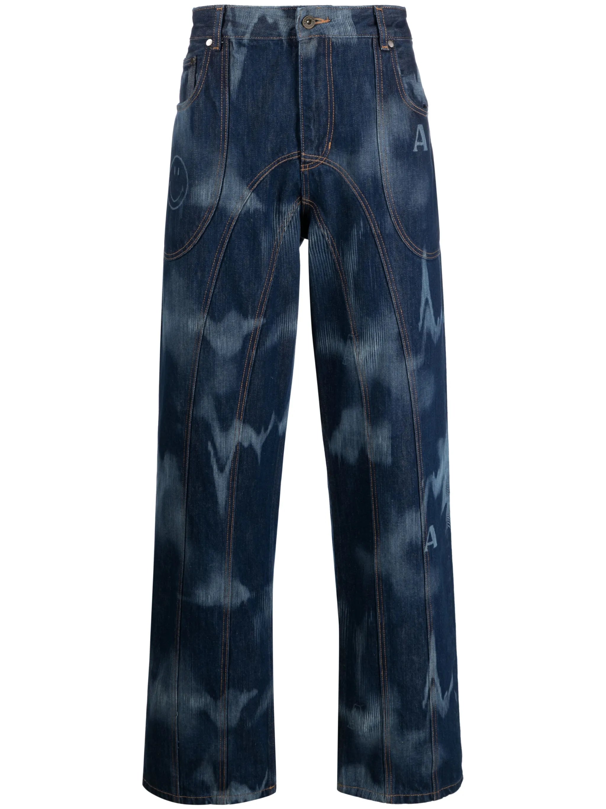 Signature straight-leg jeans