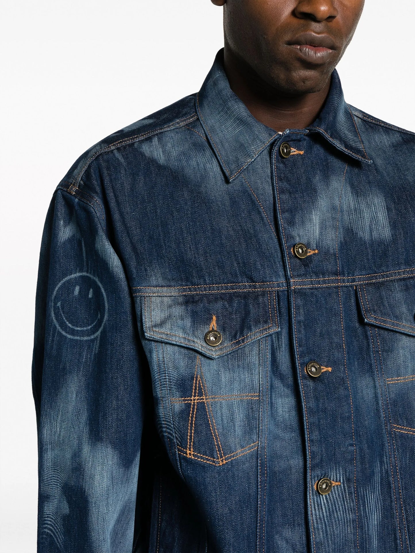 Signature tie-dye denim jacket