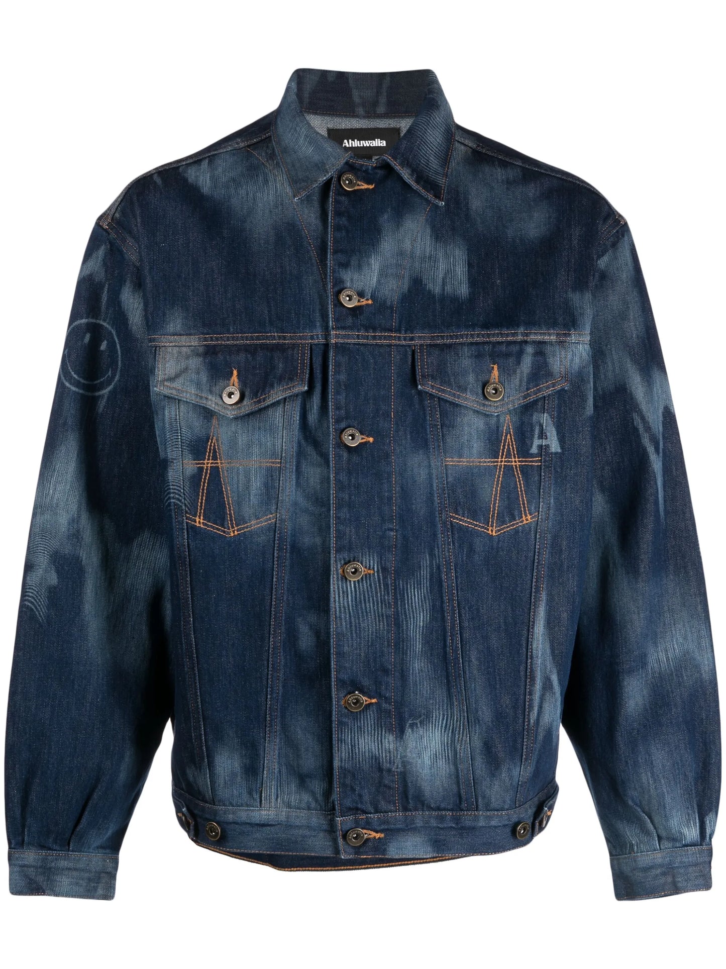 Signature tie-dye denim jacket