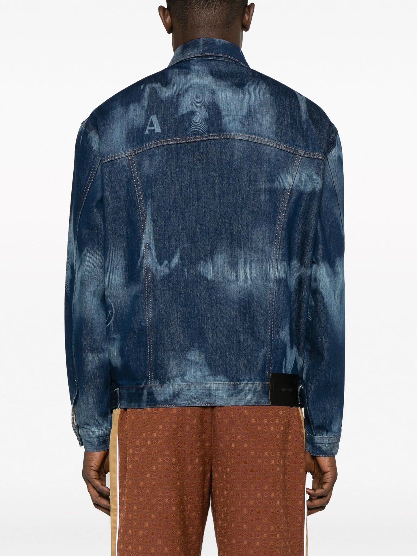 Signature tie-dye denim jacket