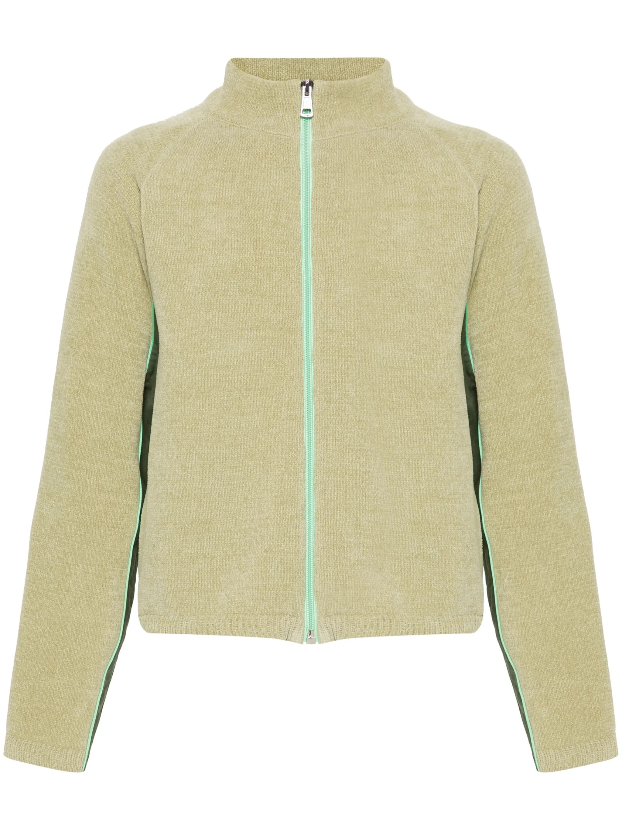 chenille-texture track jacket