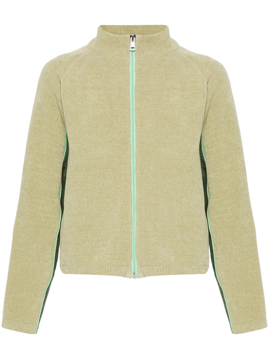 chenille-texture track jacket