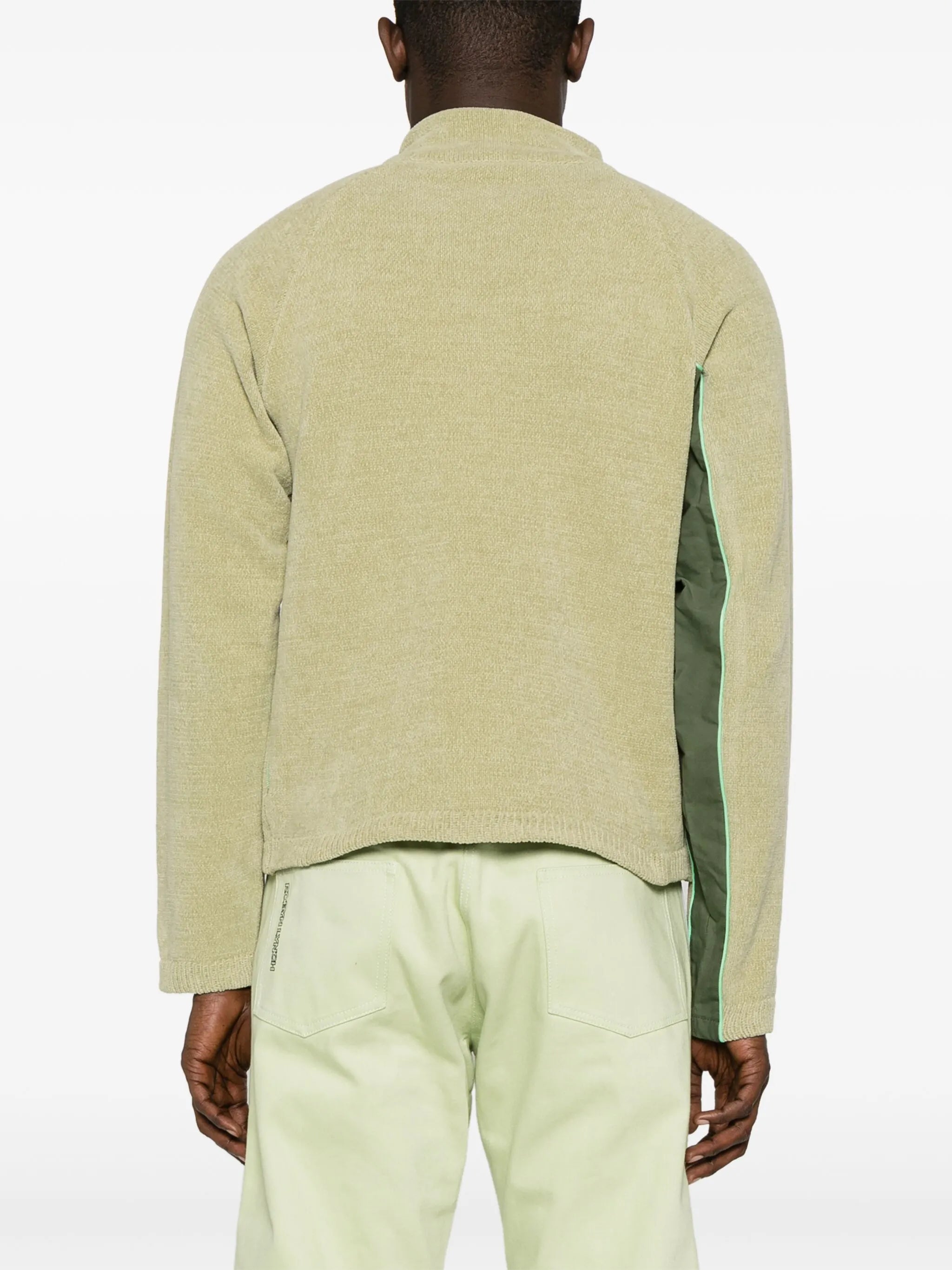 chenille-texture track jacket