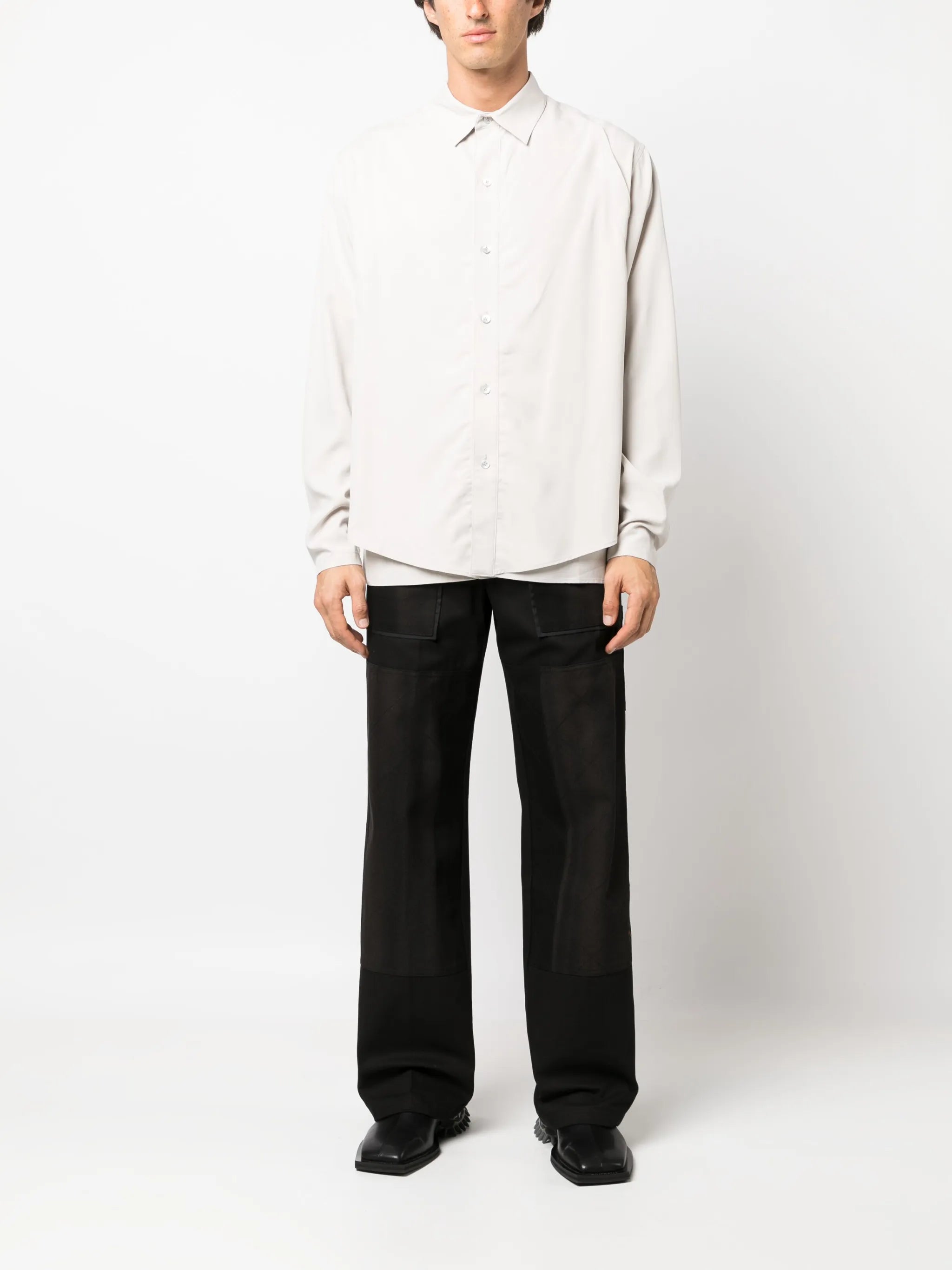double-layer long-sleeved shirt