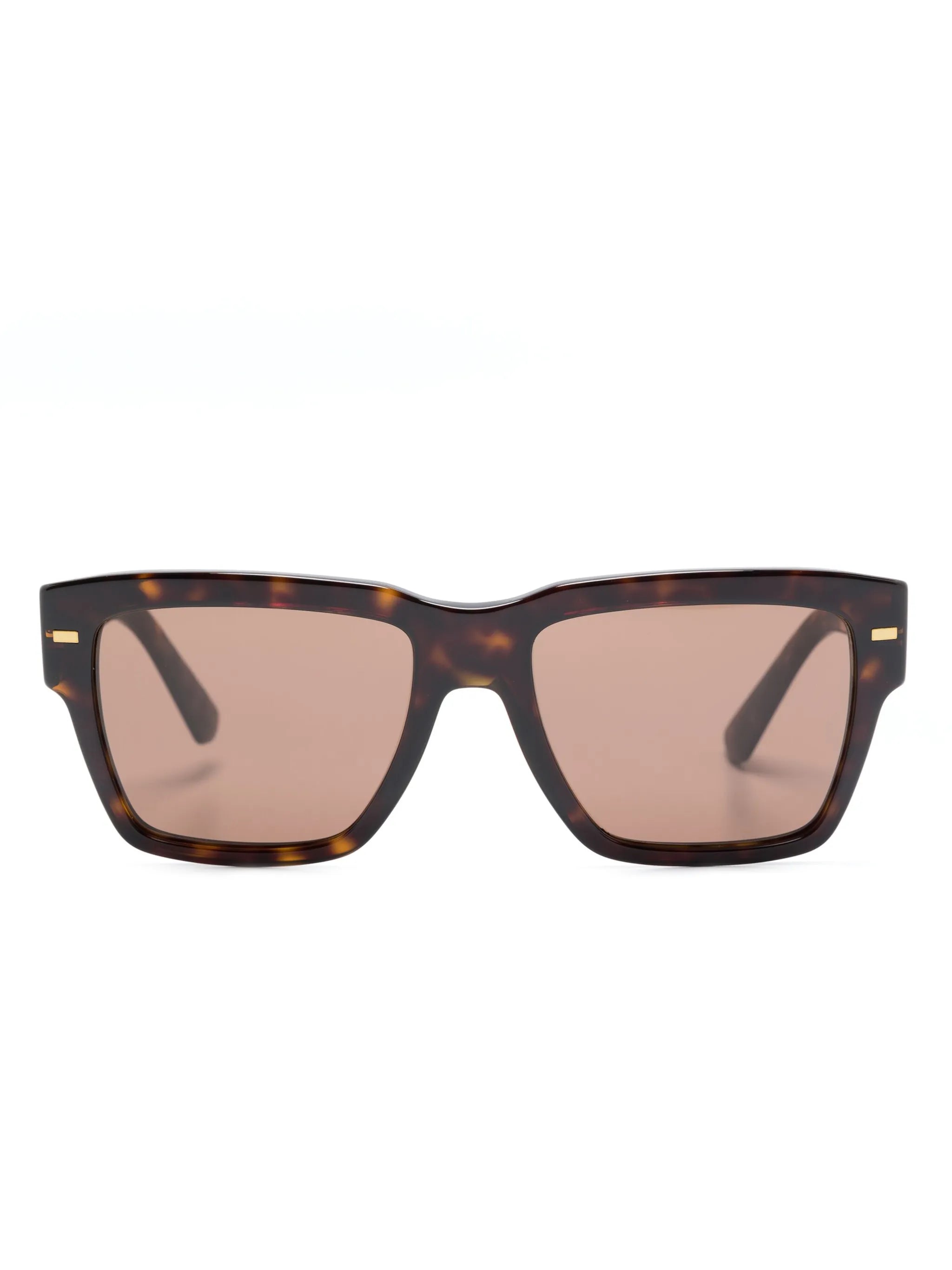 square-frame tinted sunglasses