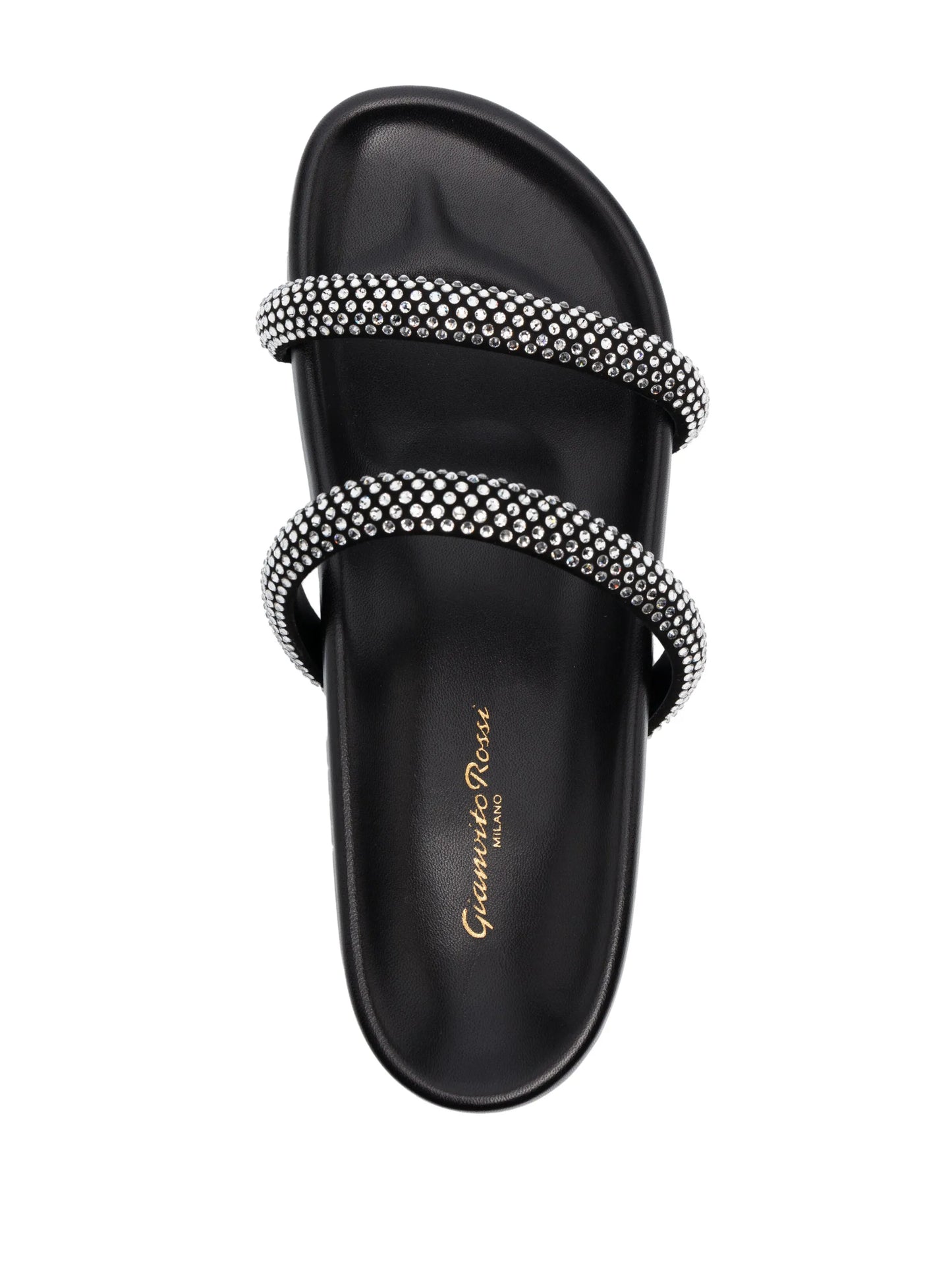 Croissette crystal-embellished sandals