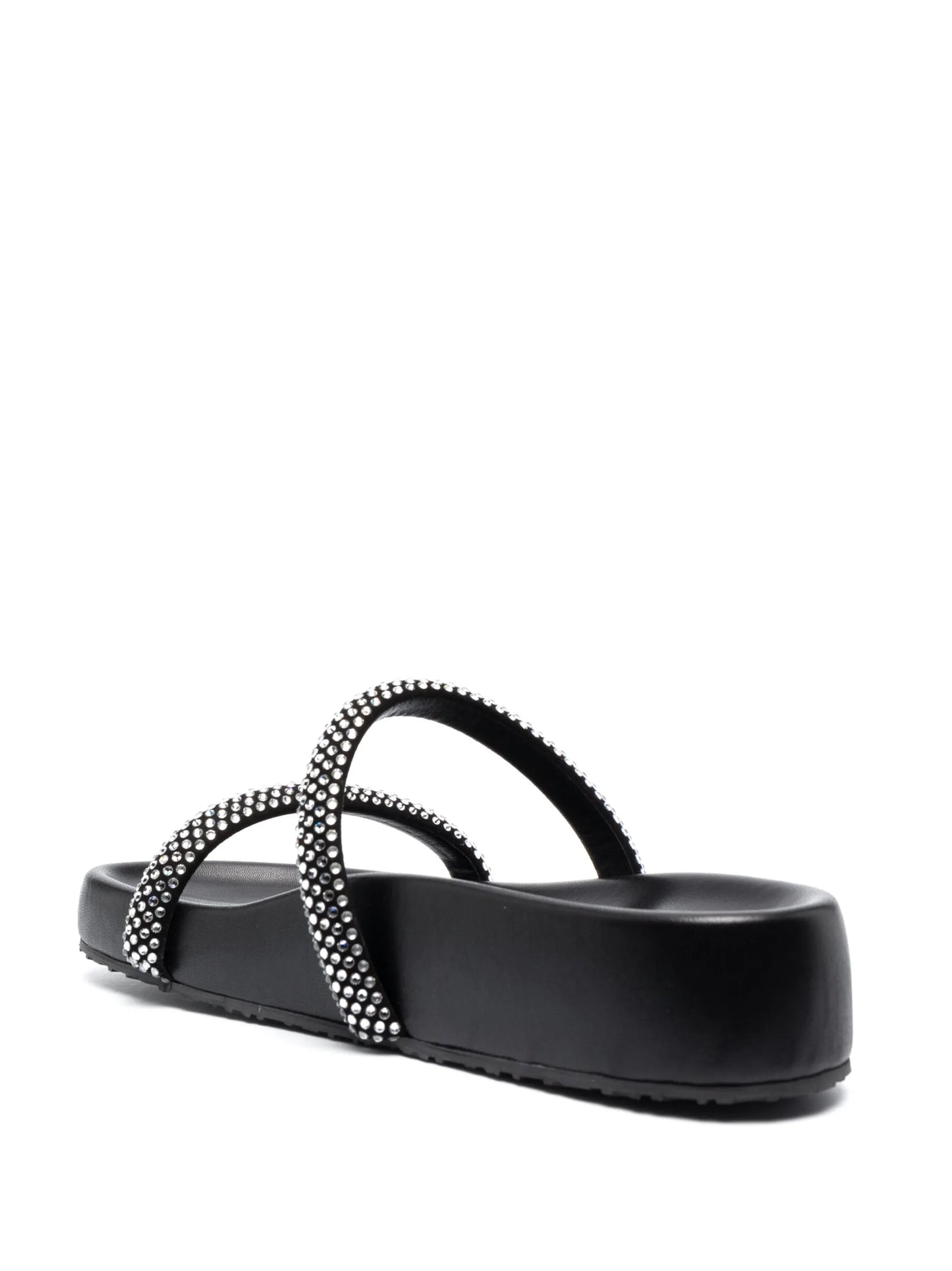 Croissette crystal-embellished sandals