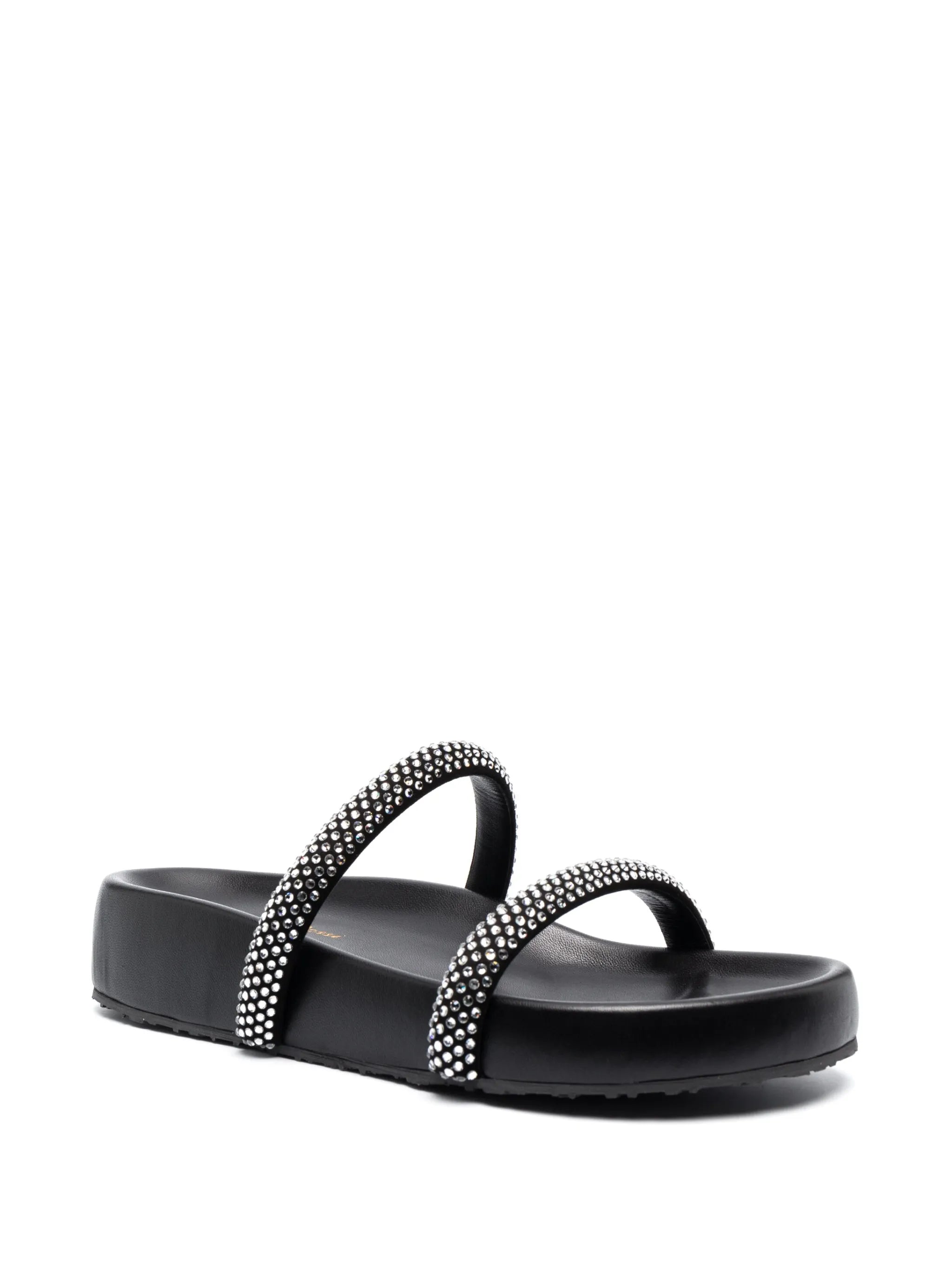 Croissette crystal-embellished sandals