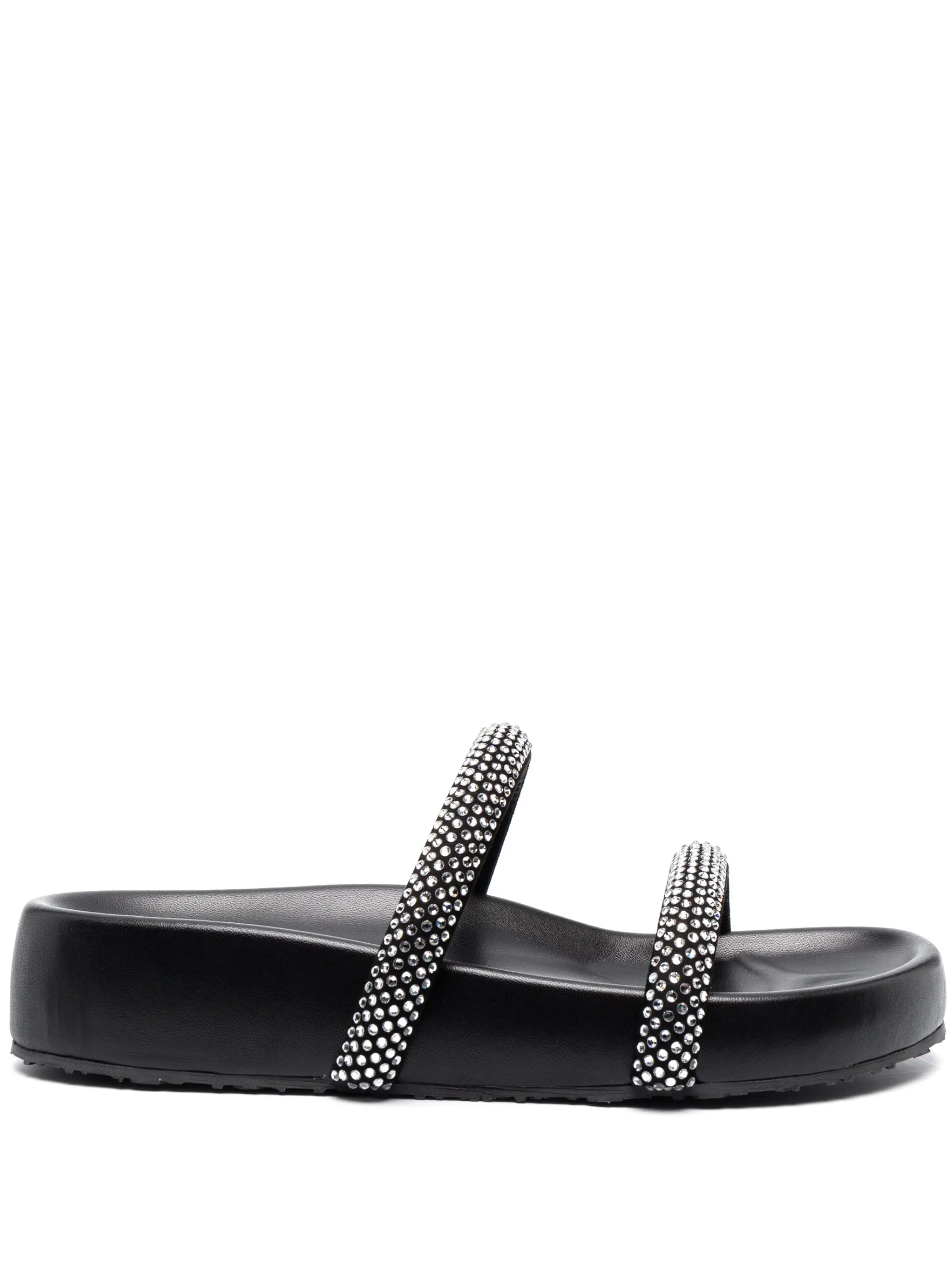 Croissette crystal-embellished sandals