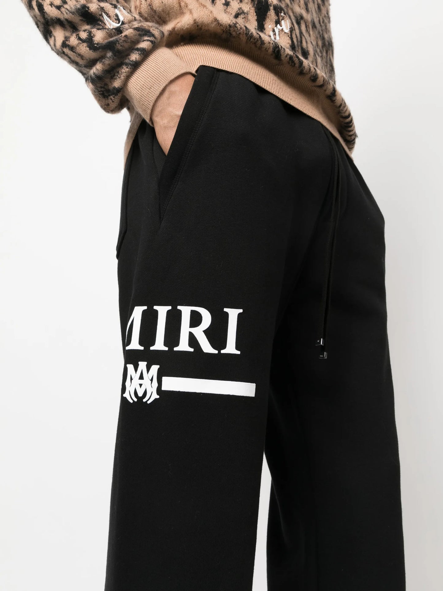 logo-print cotton track pants