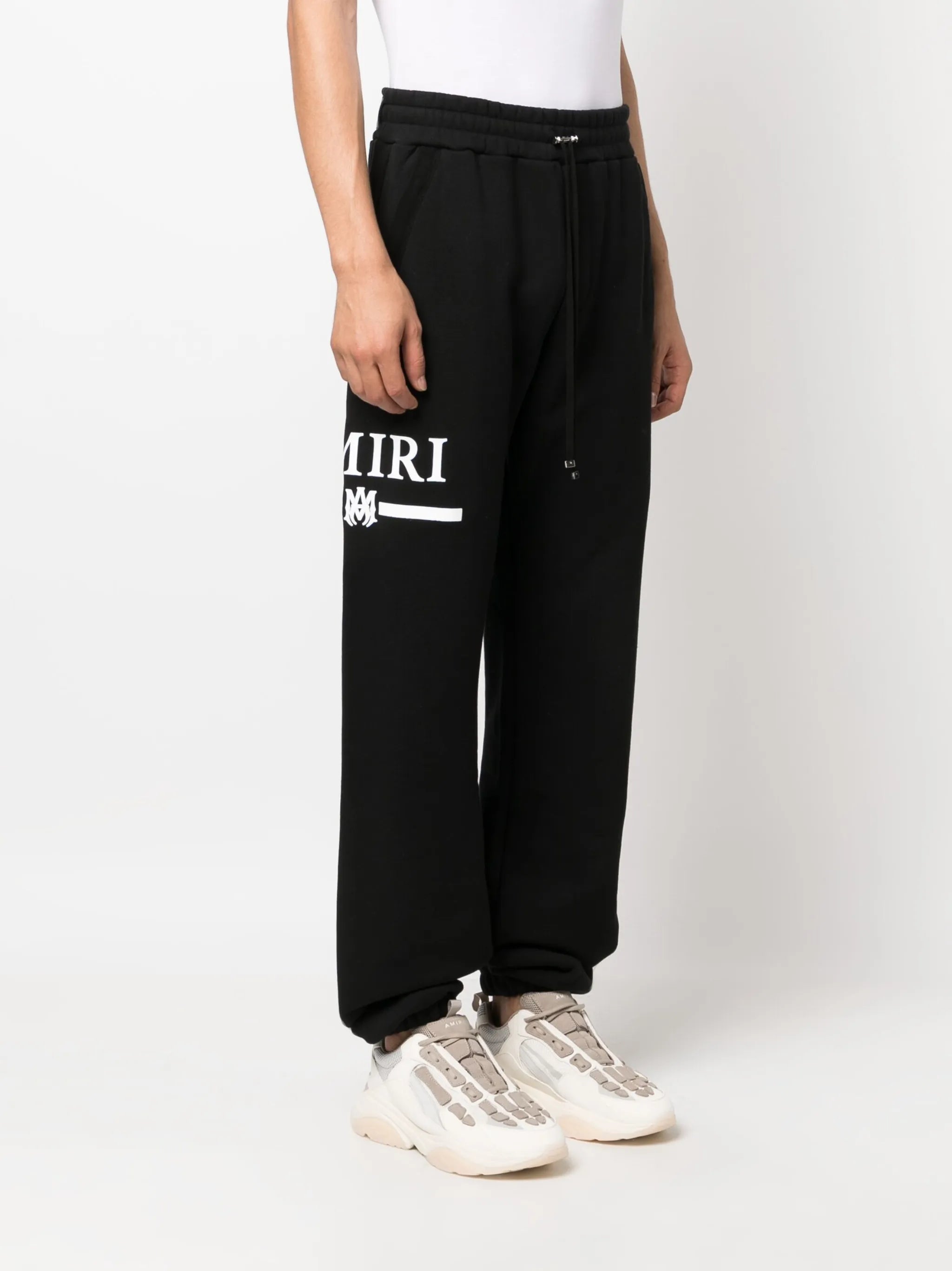 logo-print cotton track pants