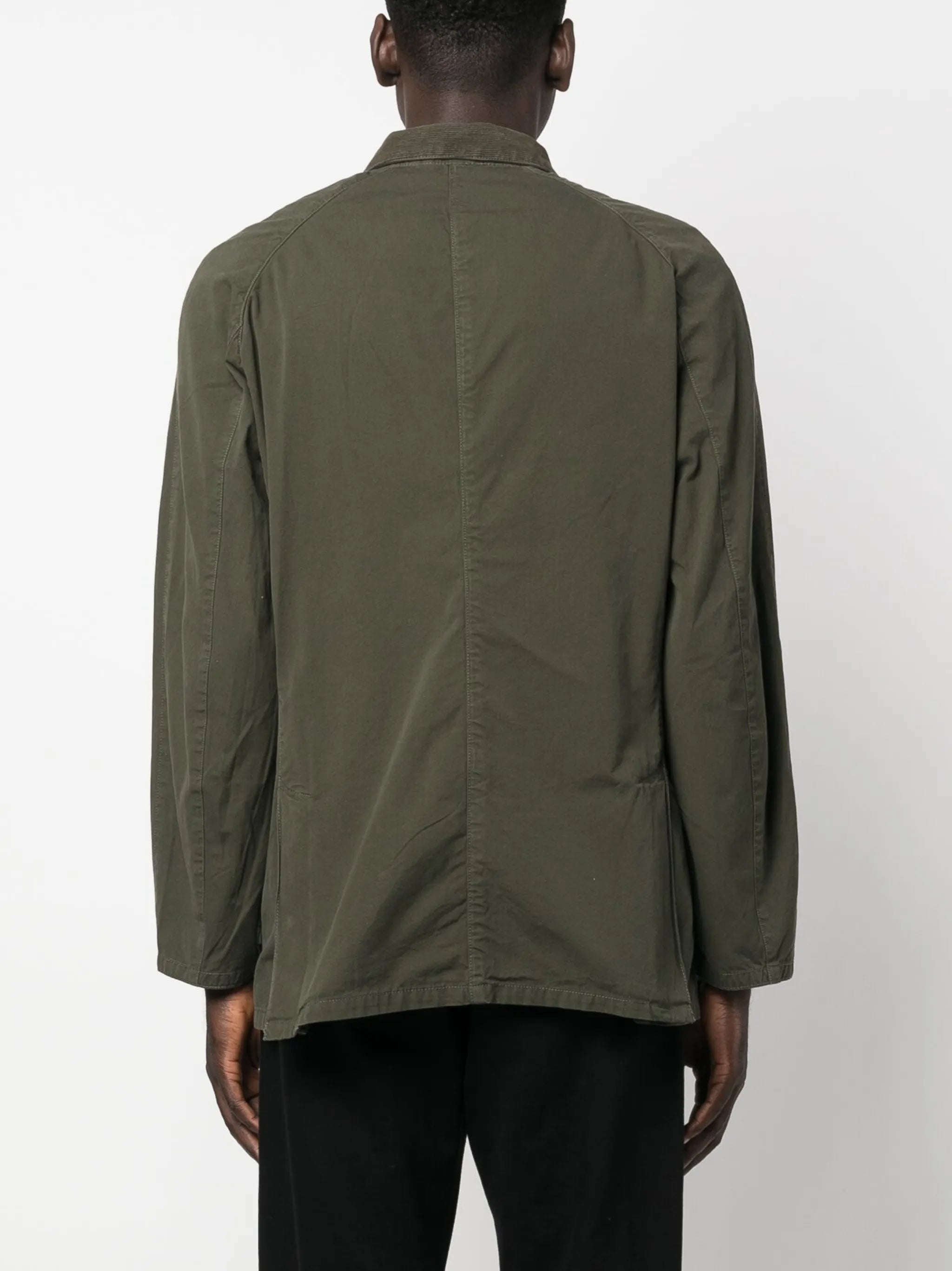 spread-collar shirt jacket