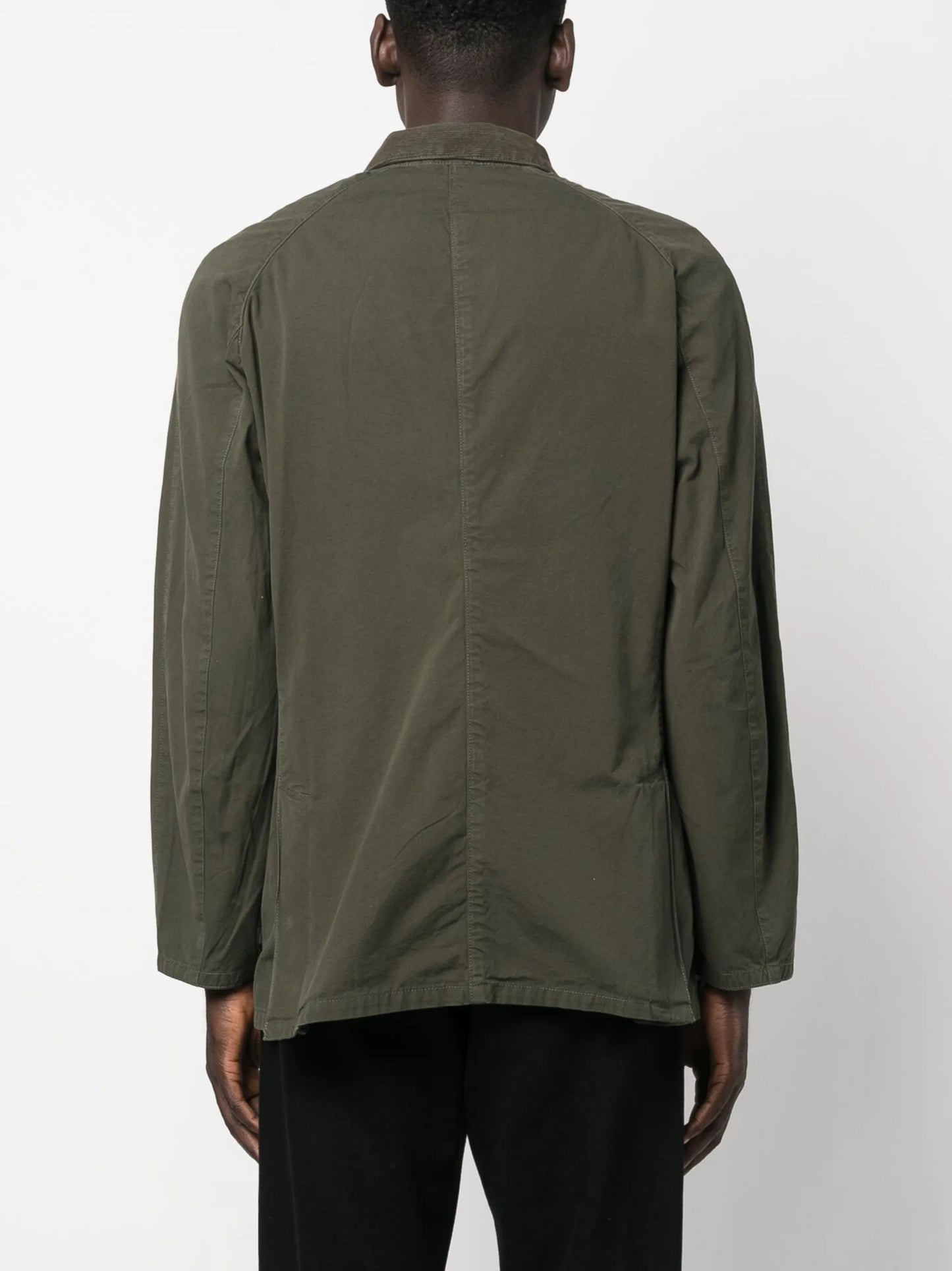 spread-collar shirt jacket