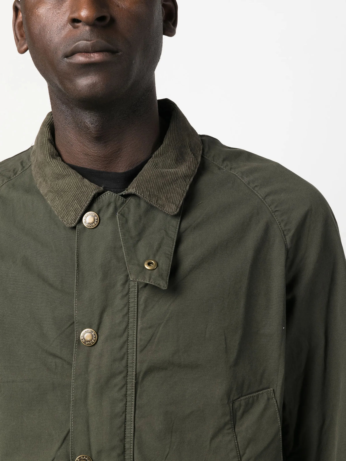 spread-collar shirt jacket