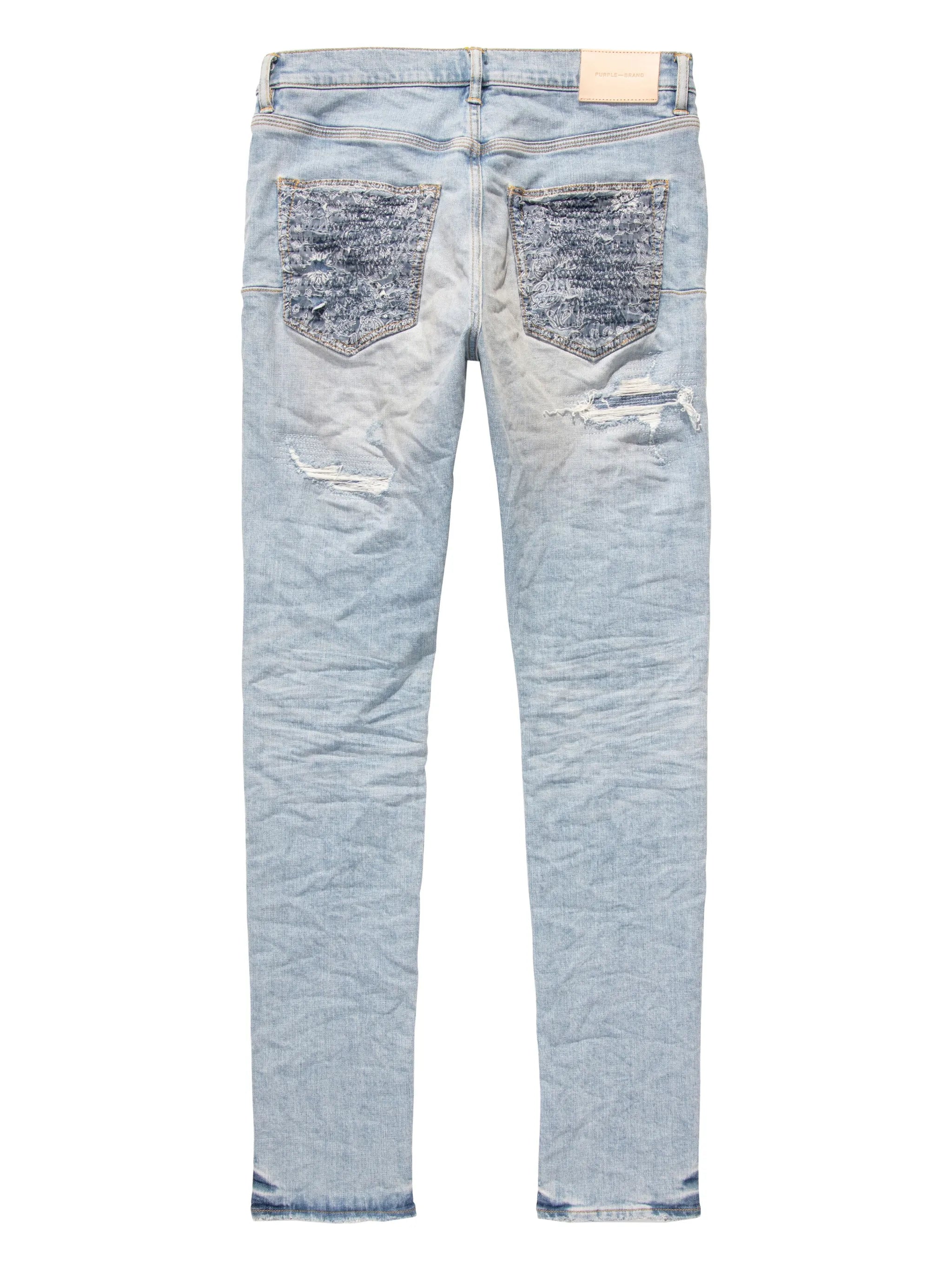distressed low-rise skinny jeans