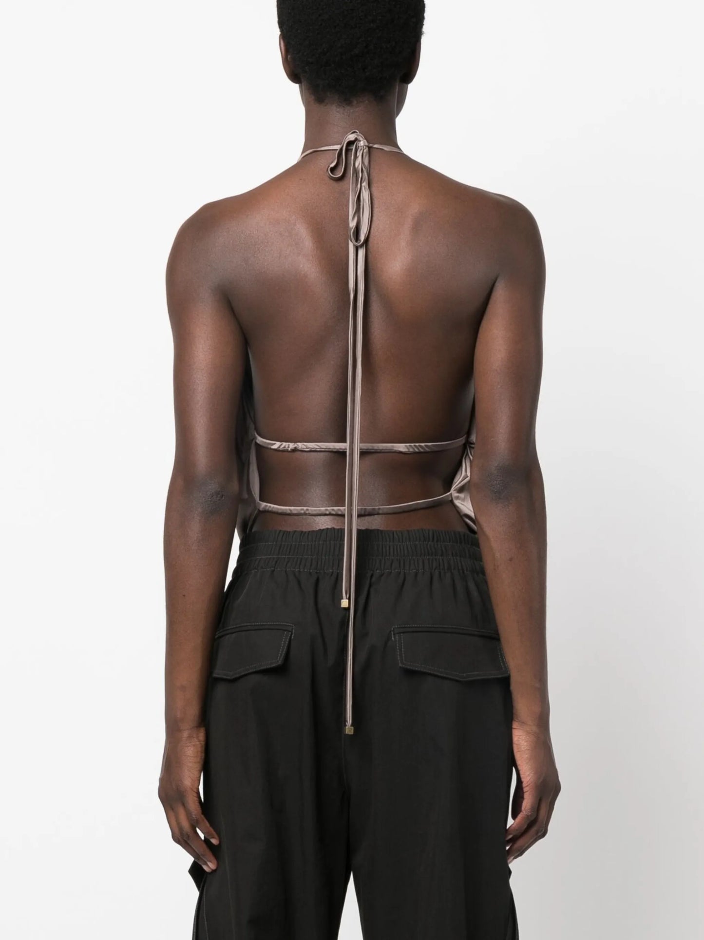 logo-plaque sleeveless body