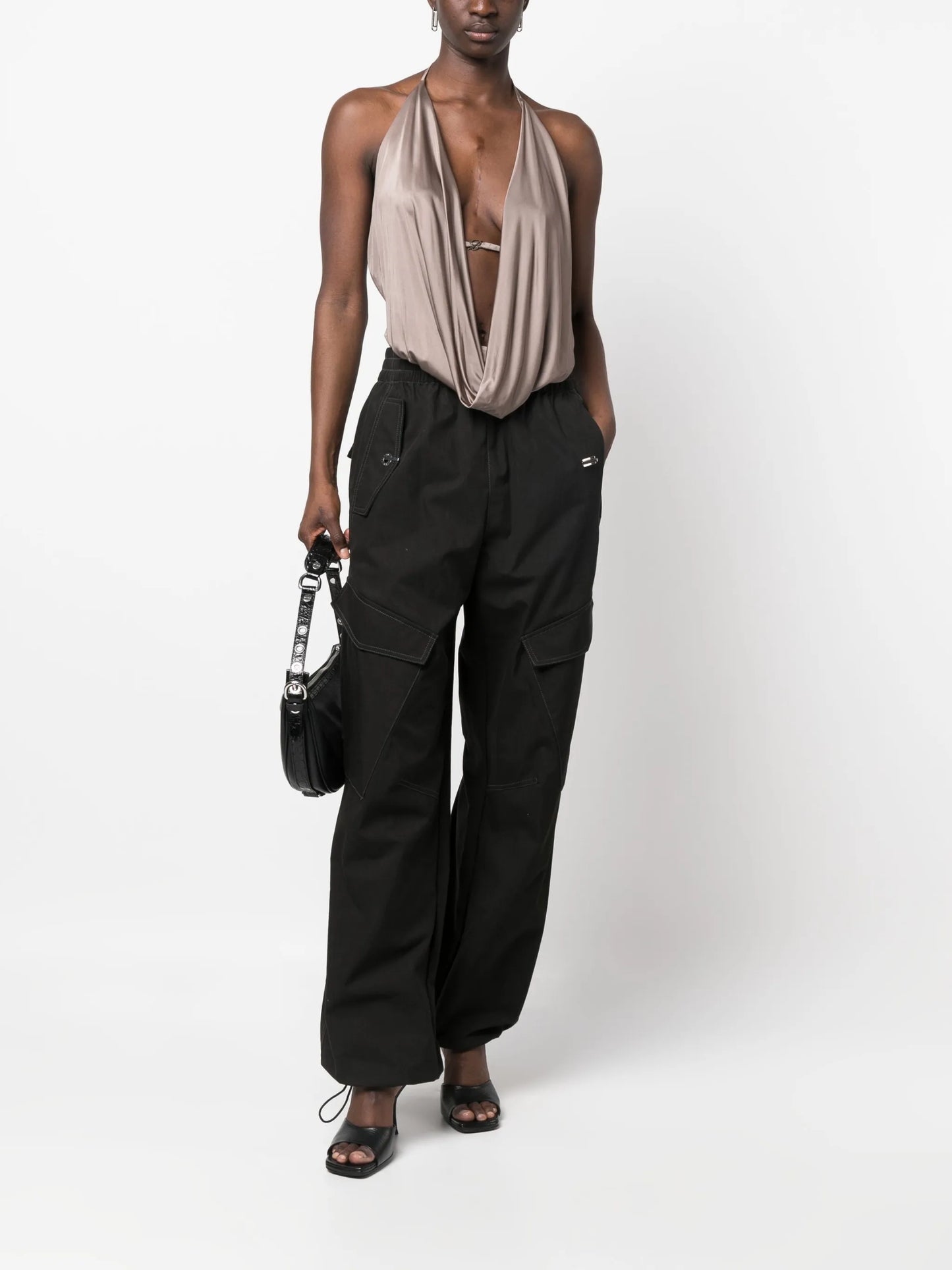 logo-plaque sleeveless body