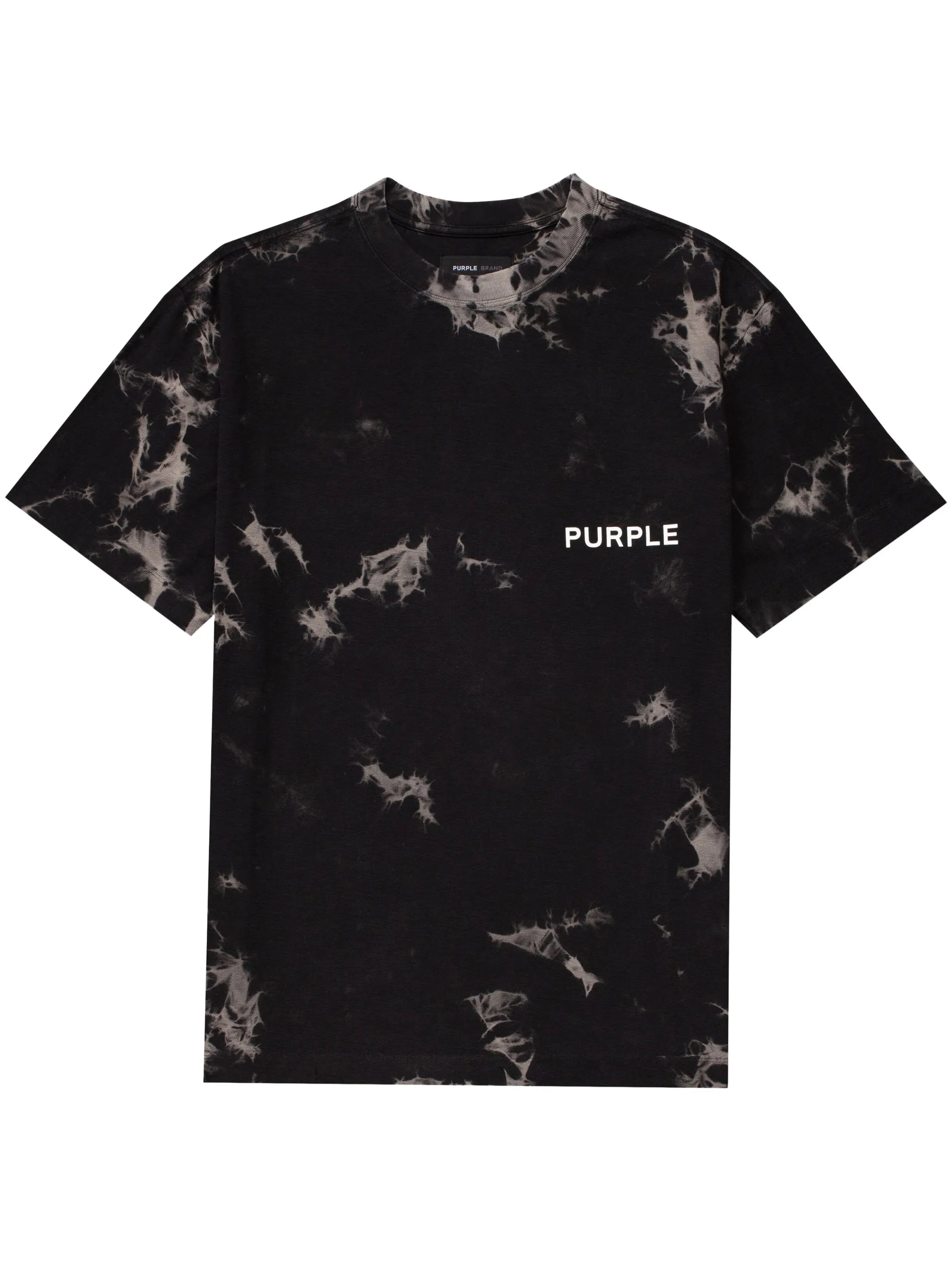 logo-print tie-dye T-shirt