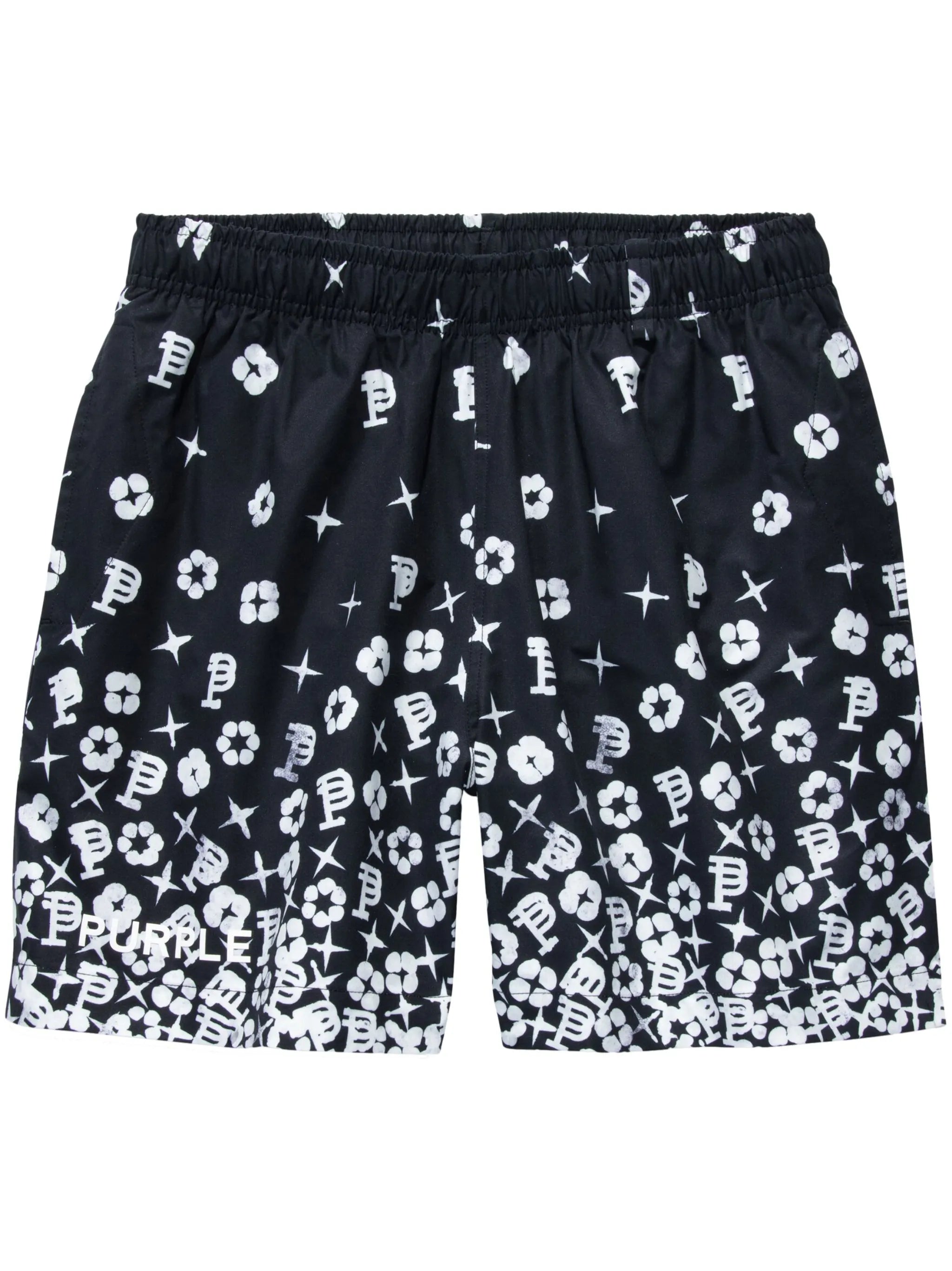 monogram-jacquard cotton shorts