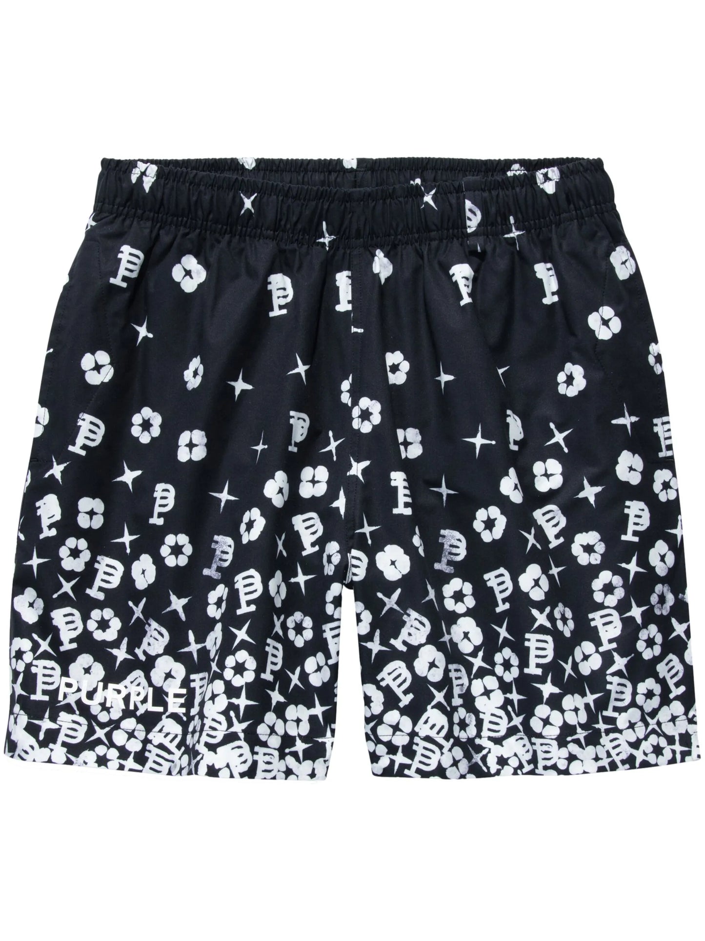 monogram-jacquard cotton shorts