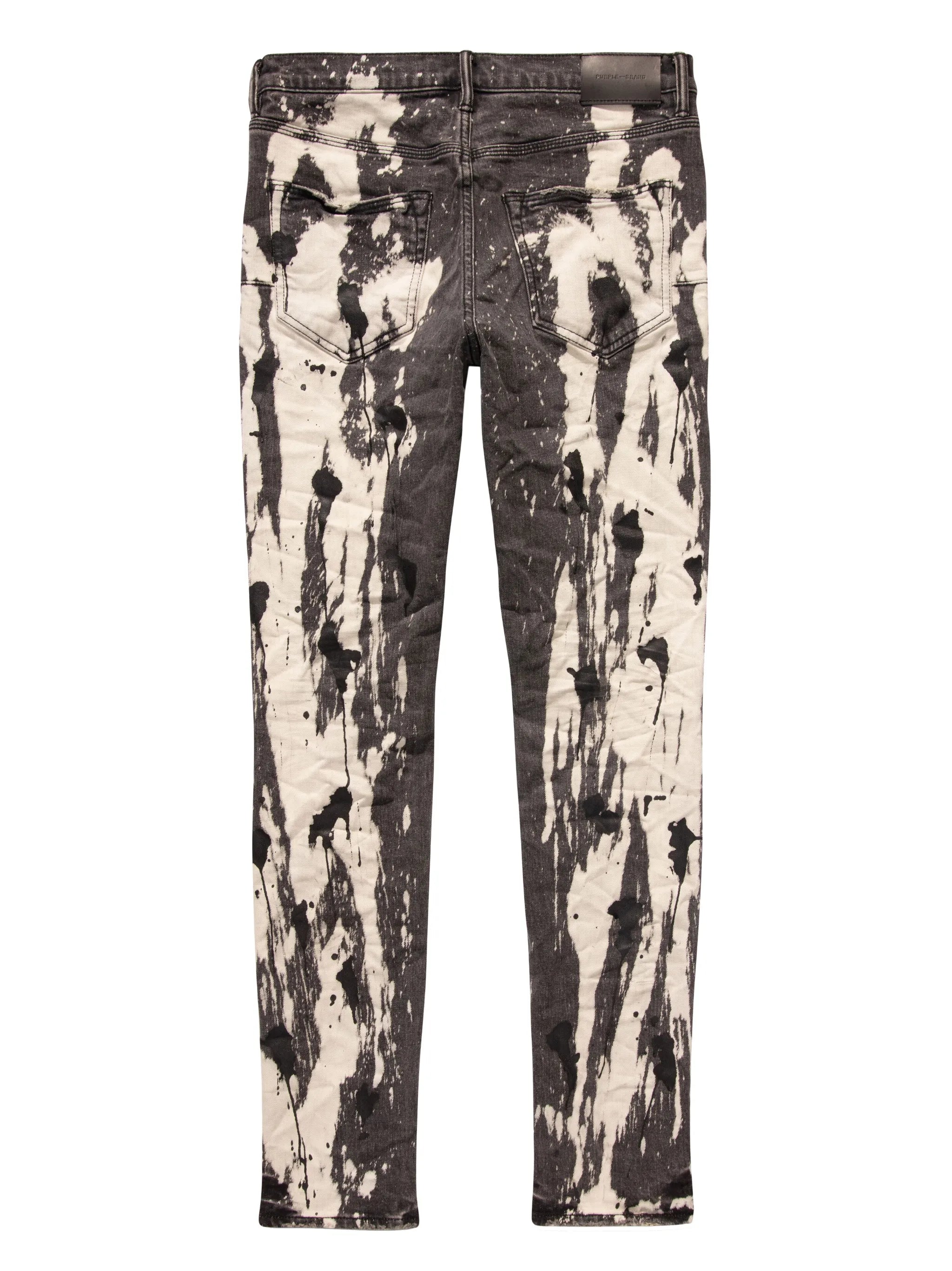 bleached low-rise skinny jeans