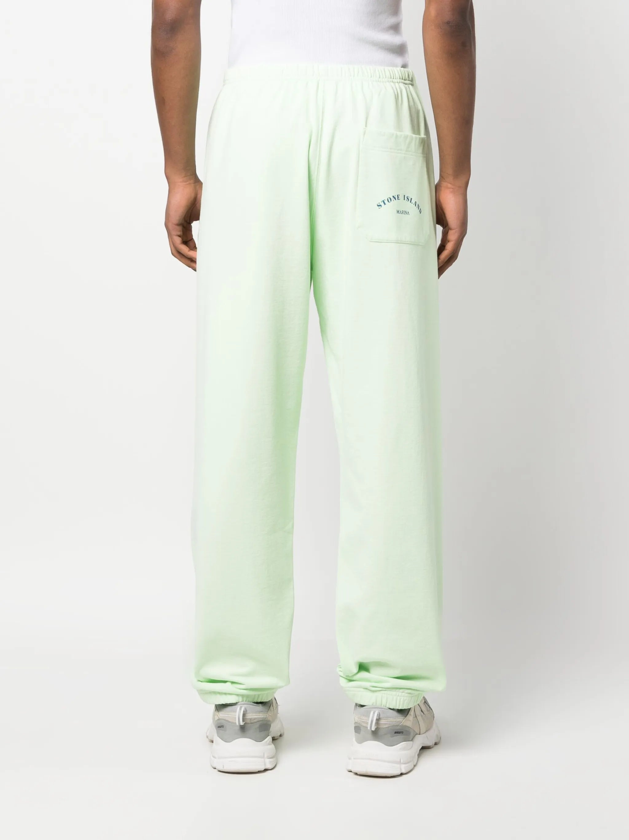 logo-print cotton track pant