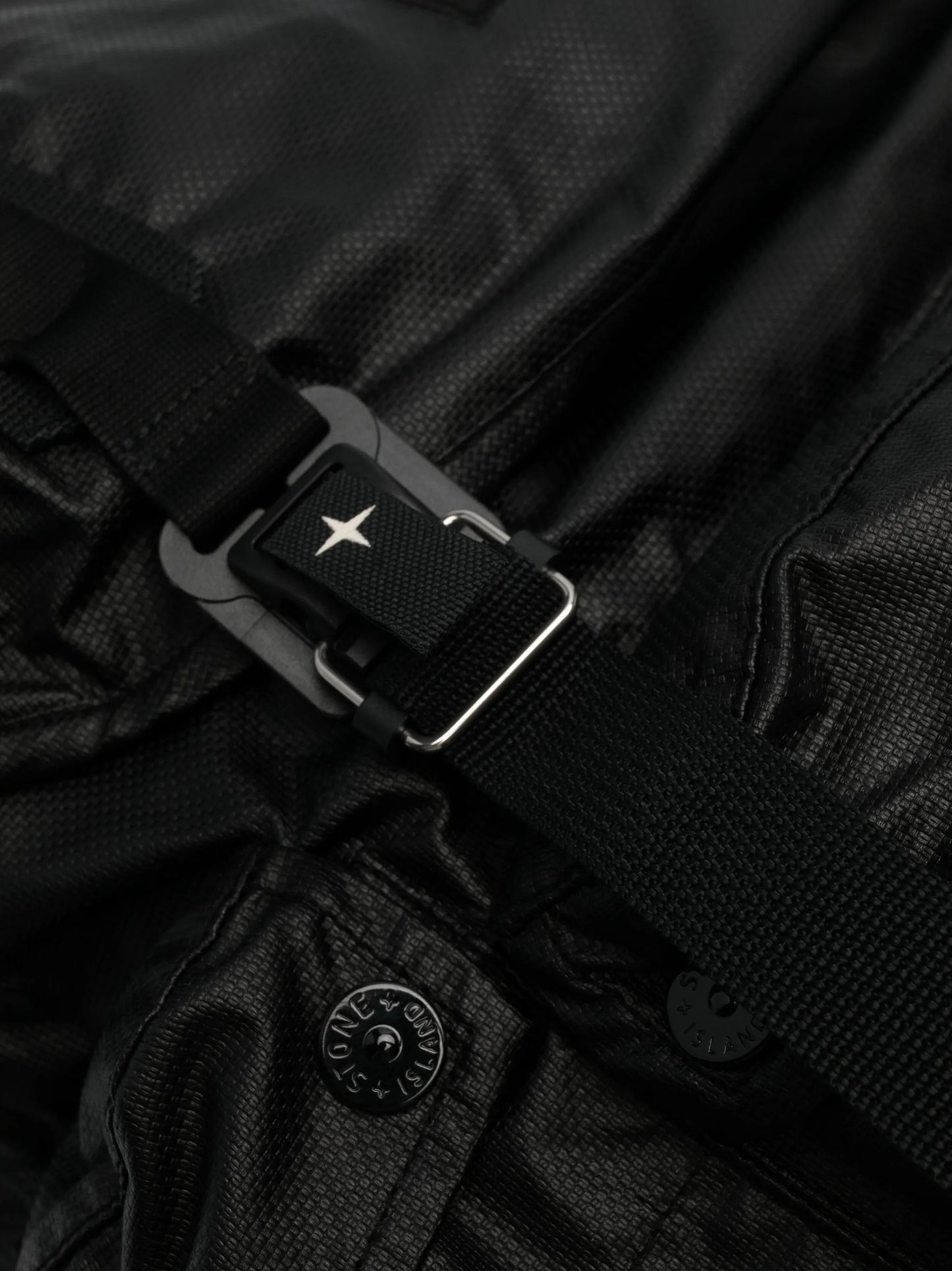 logo-embellished multi-pocket backpack