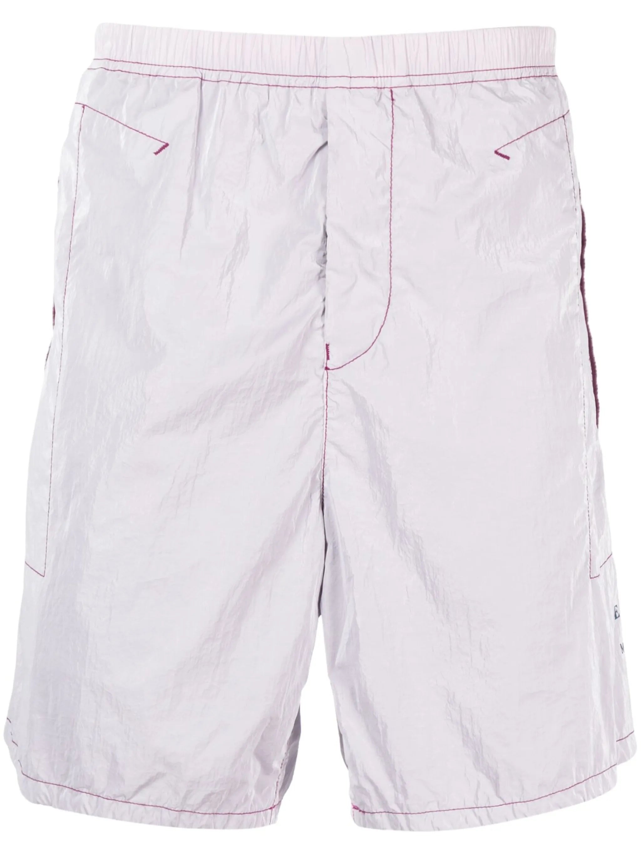 logo-print track shorts