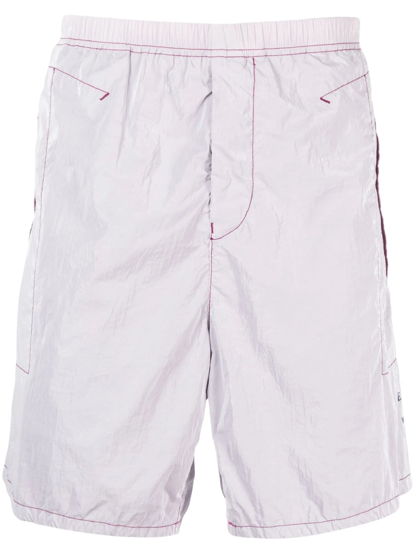 logo-print track shorts