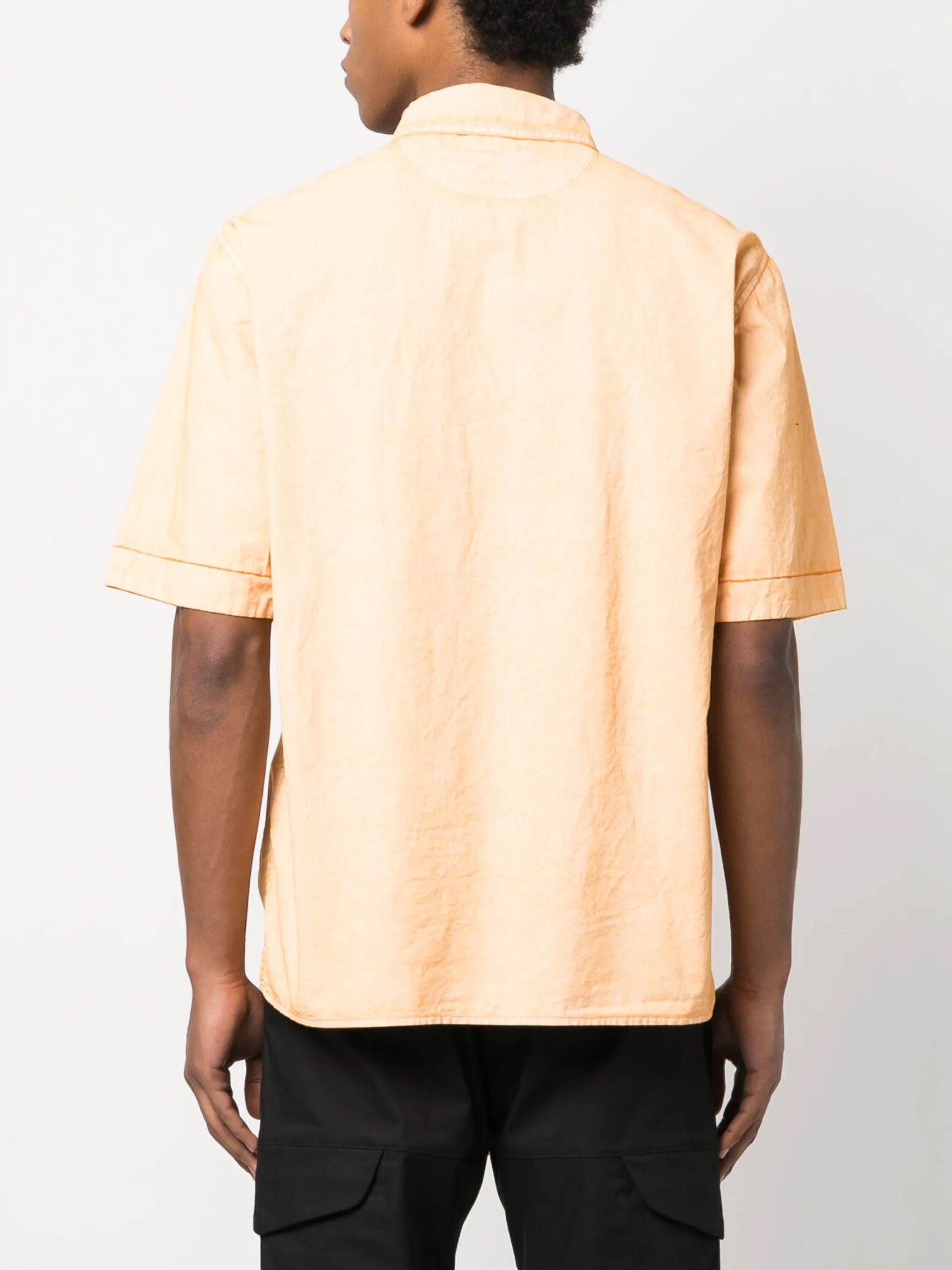 short-sleeve cotton shirt