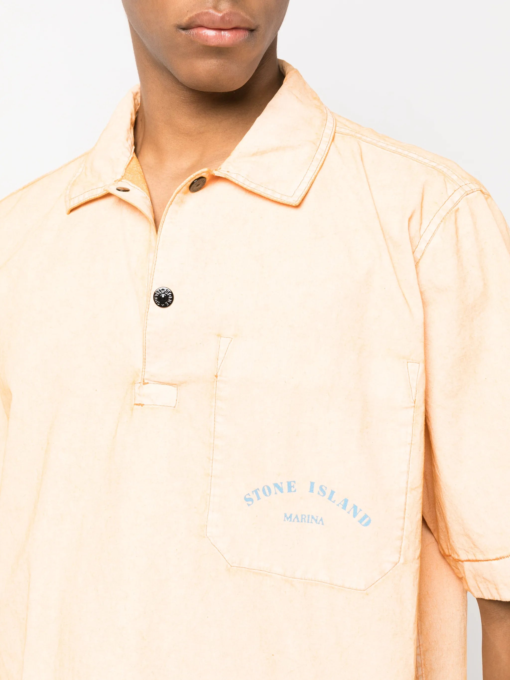 short-sleeve cotton shirt